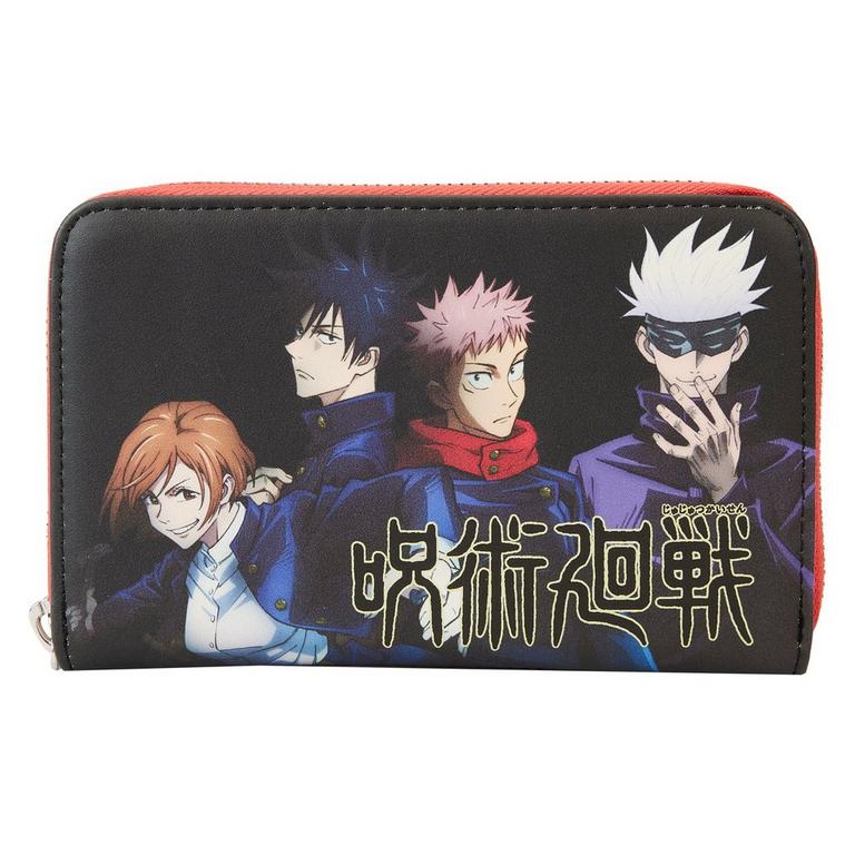 Loungefly Jujutsu Kaisen Cast Mini Zipper Wallet