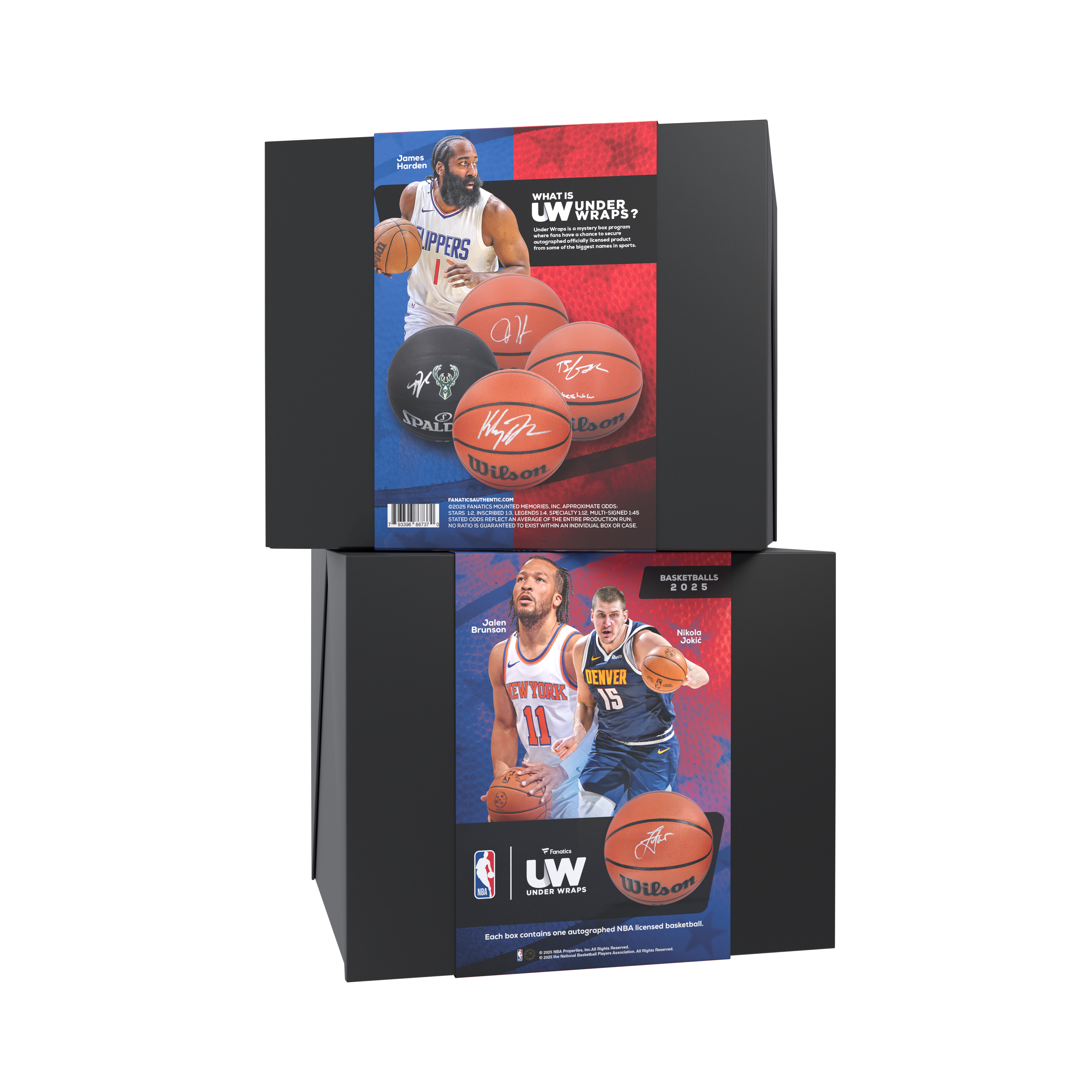 2025 Under Wraps Autographed NBA Basketball Mystery Box