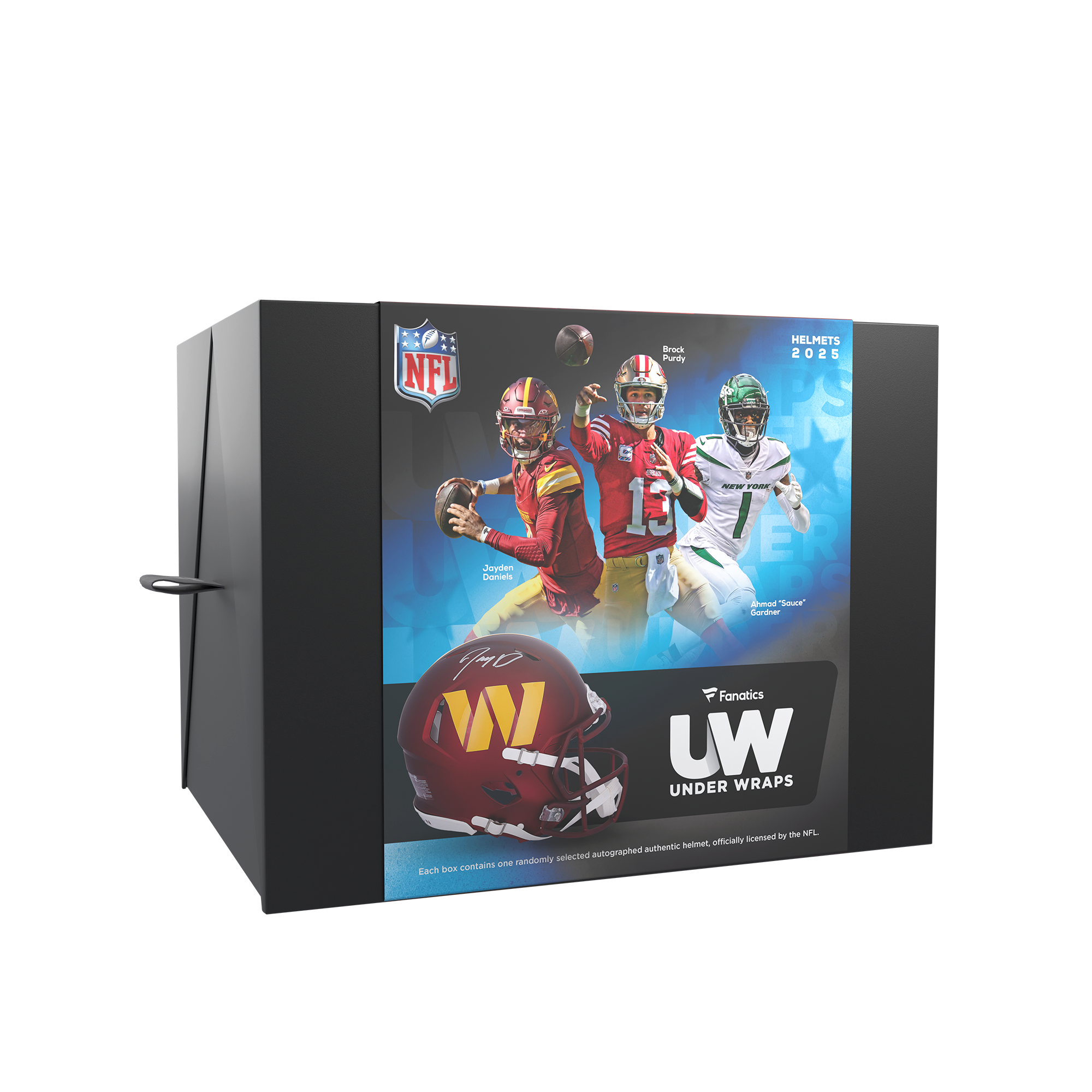 2025 Under Wraps NFL Mystery Autographed Authentic Helmet