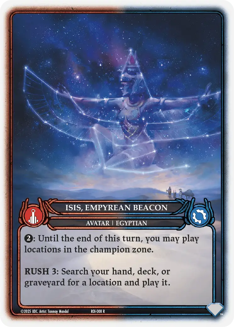 Rush of Ikorr Trading Card Game Pharaoh's Command Starter Deck