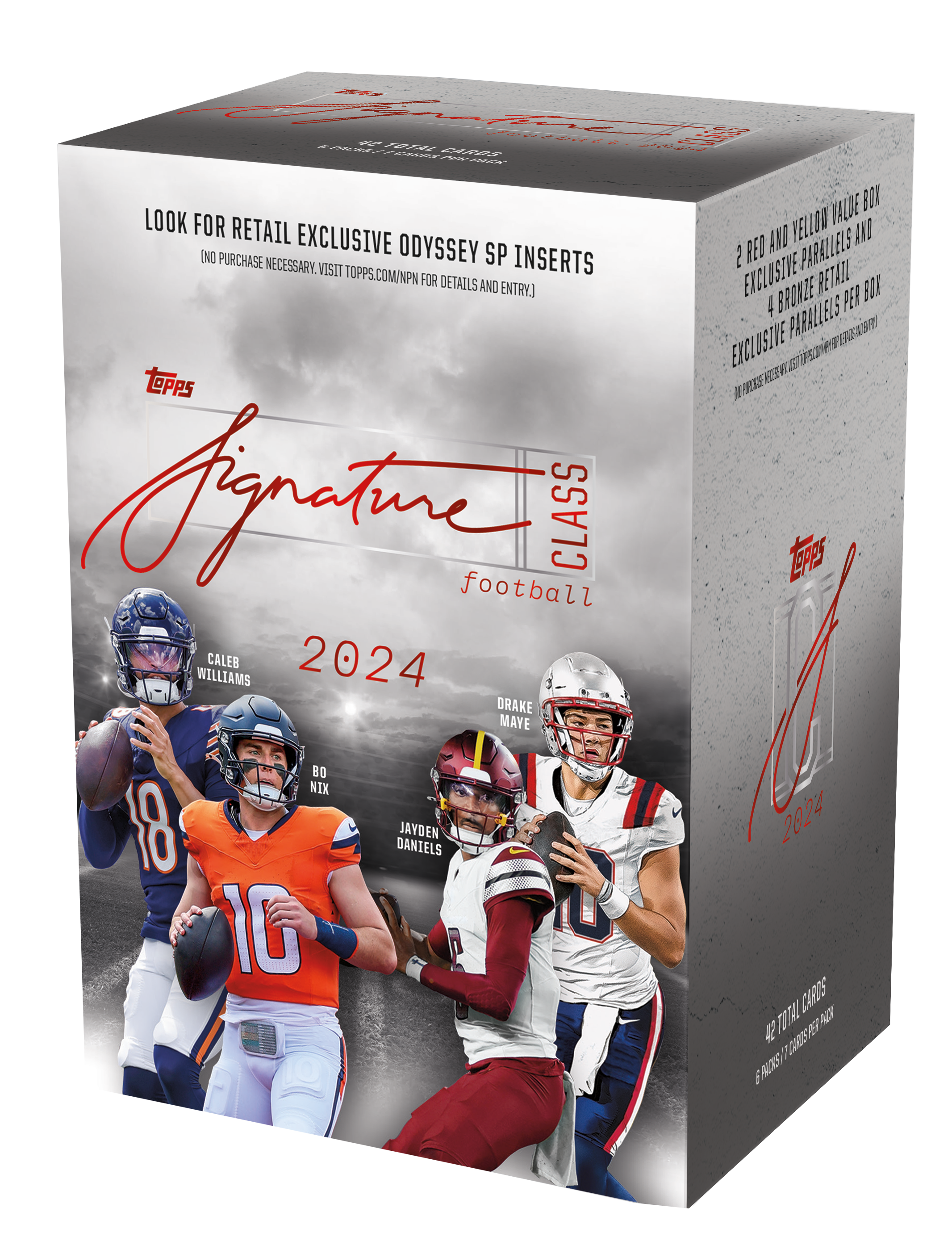 2024 Topps NFL Signature Class Football Value Box (6 Packs) | GameStop