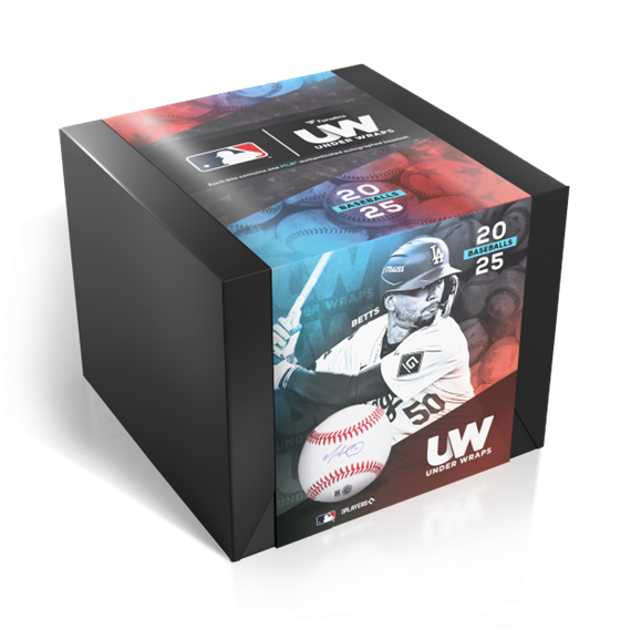 2025 Under Wraps MLB Autographed Single Baseball Mystery Box