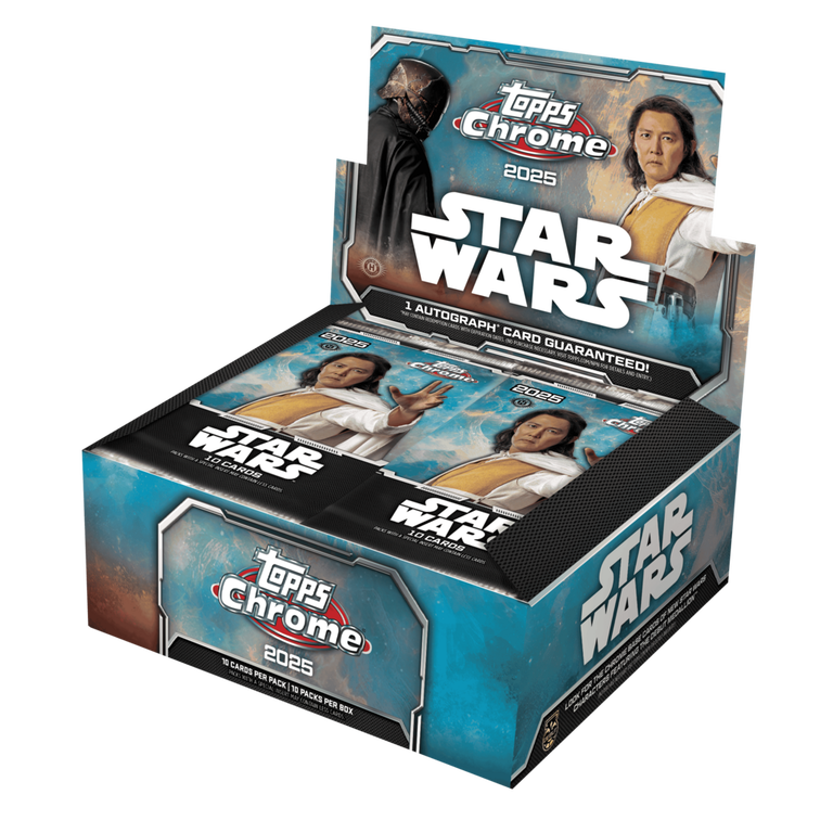 2025 Topps Chrome Star Wars Hobby Box | GameStop