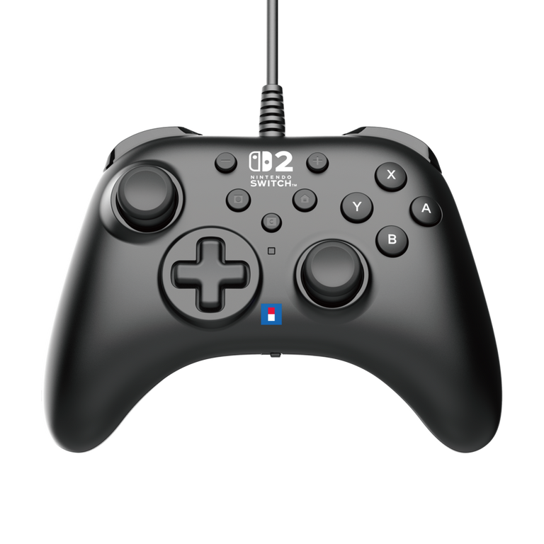 HORIPAD Turbo Wired Controller for Nintendo Switch 2, Switch, OLED - Black
