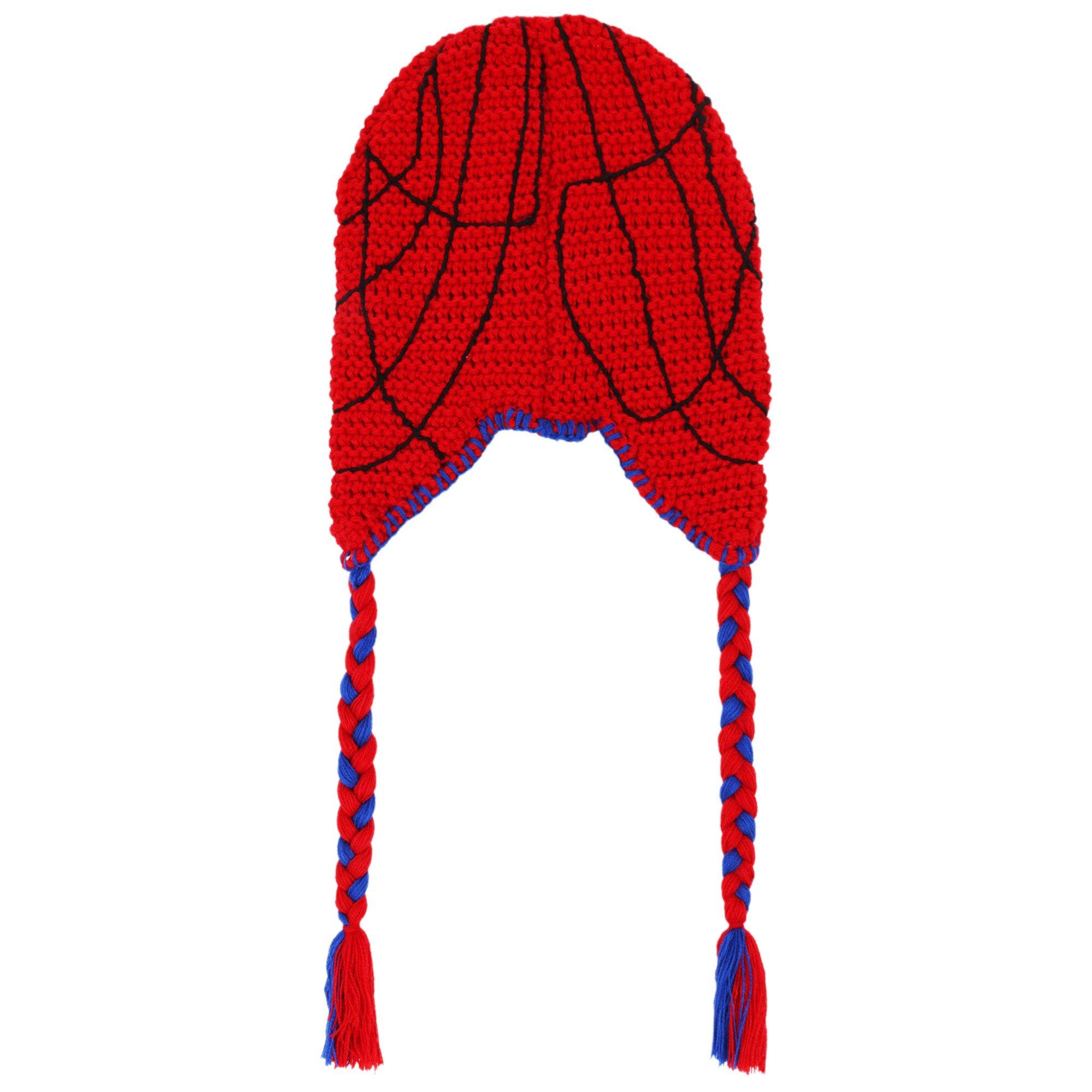 Marvel Spider-Man Mayday Parker Crochet Tassel Beanie GameStop Exclusive