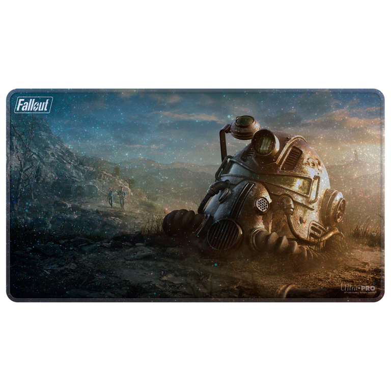 【未使用】MTG　Fallout　Holofoil　プレイマット Fallout® Nuka Cola Pinup Holofoil Standard Gaming Playmat