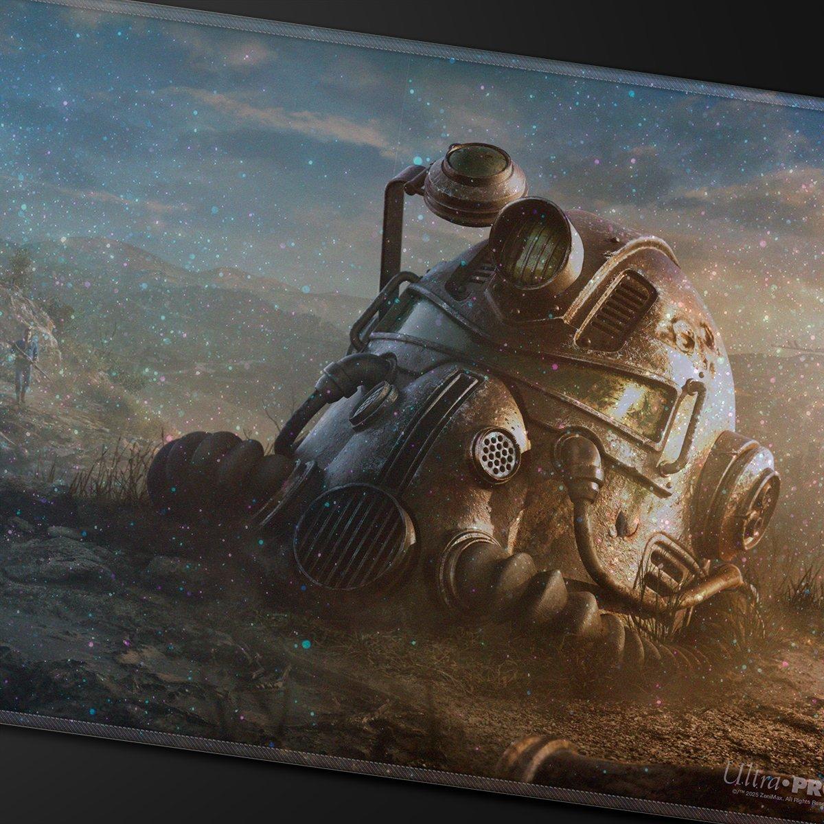Ultra Pro Fallout Dawn Holofoil Stitched Edge Playmat GameStop Exclusive