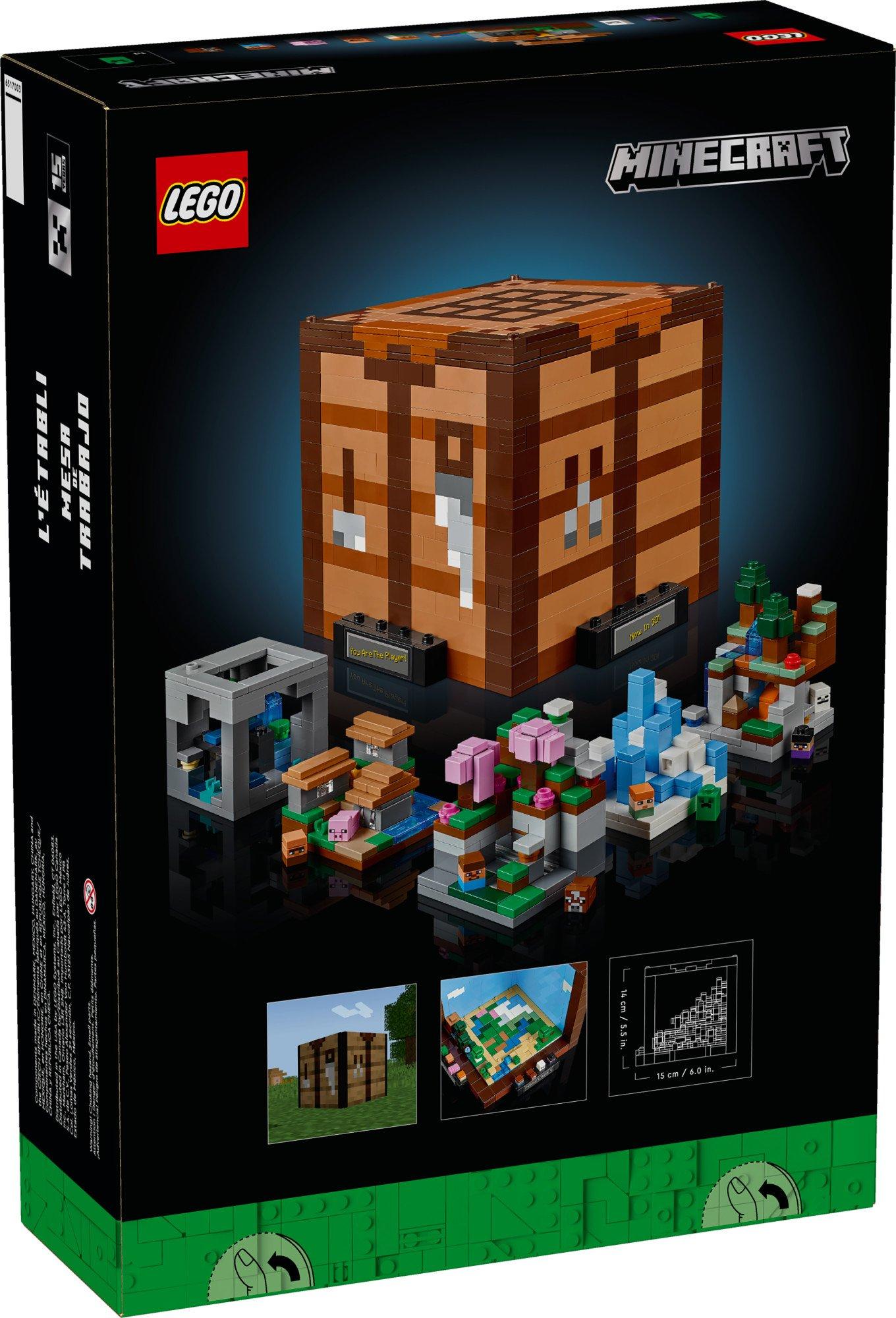 LEGO Minecraft The Crafting Table Building Set 21265
