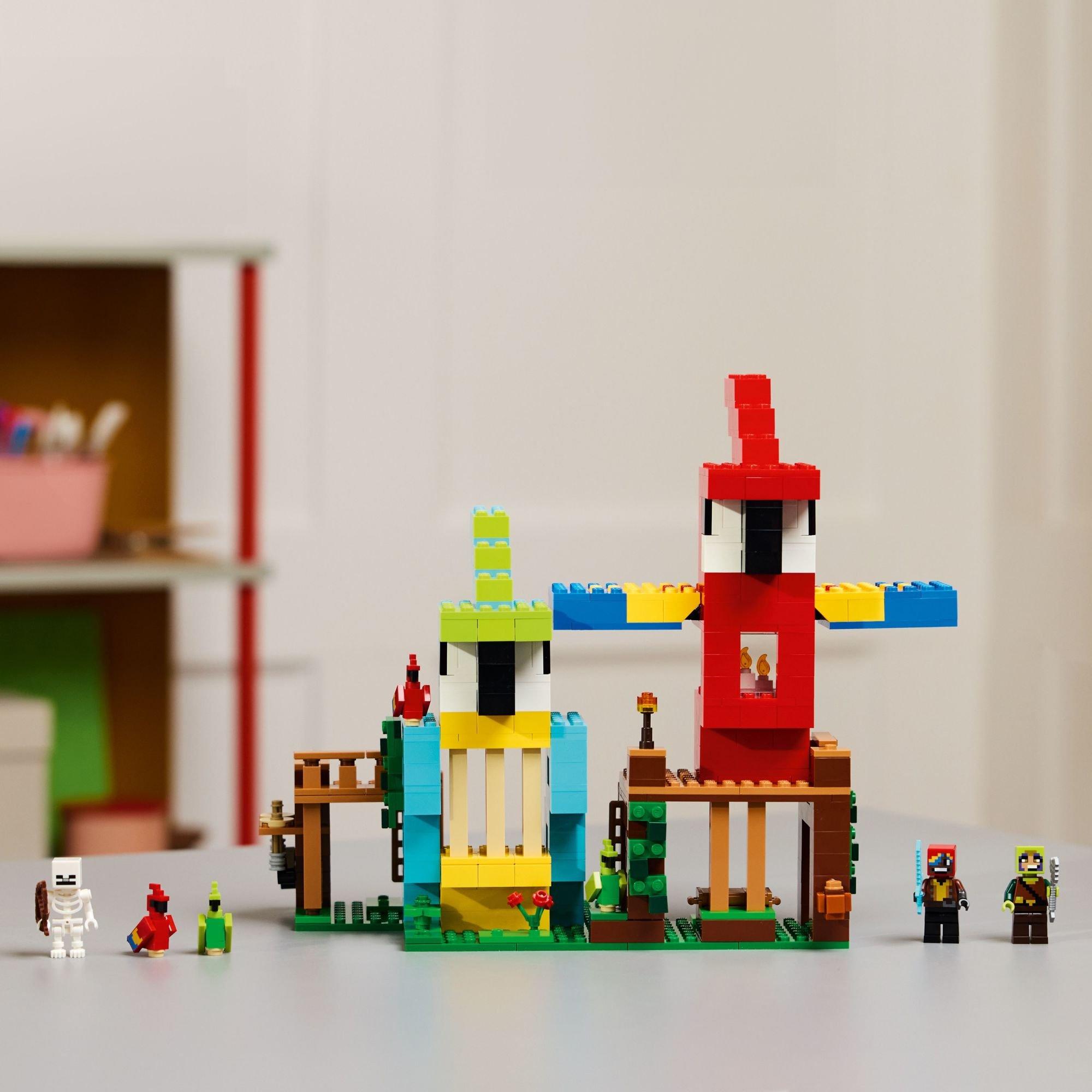 LEGO Minecraft The Parrot Houses Building Set 21282