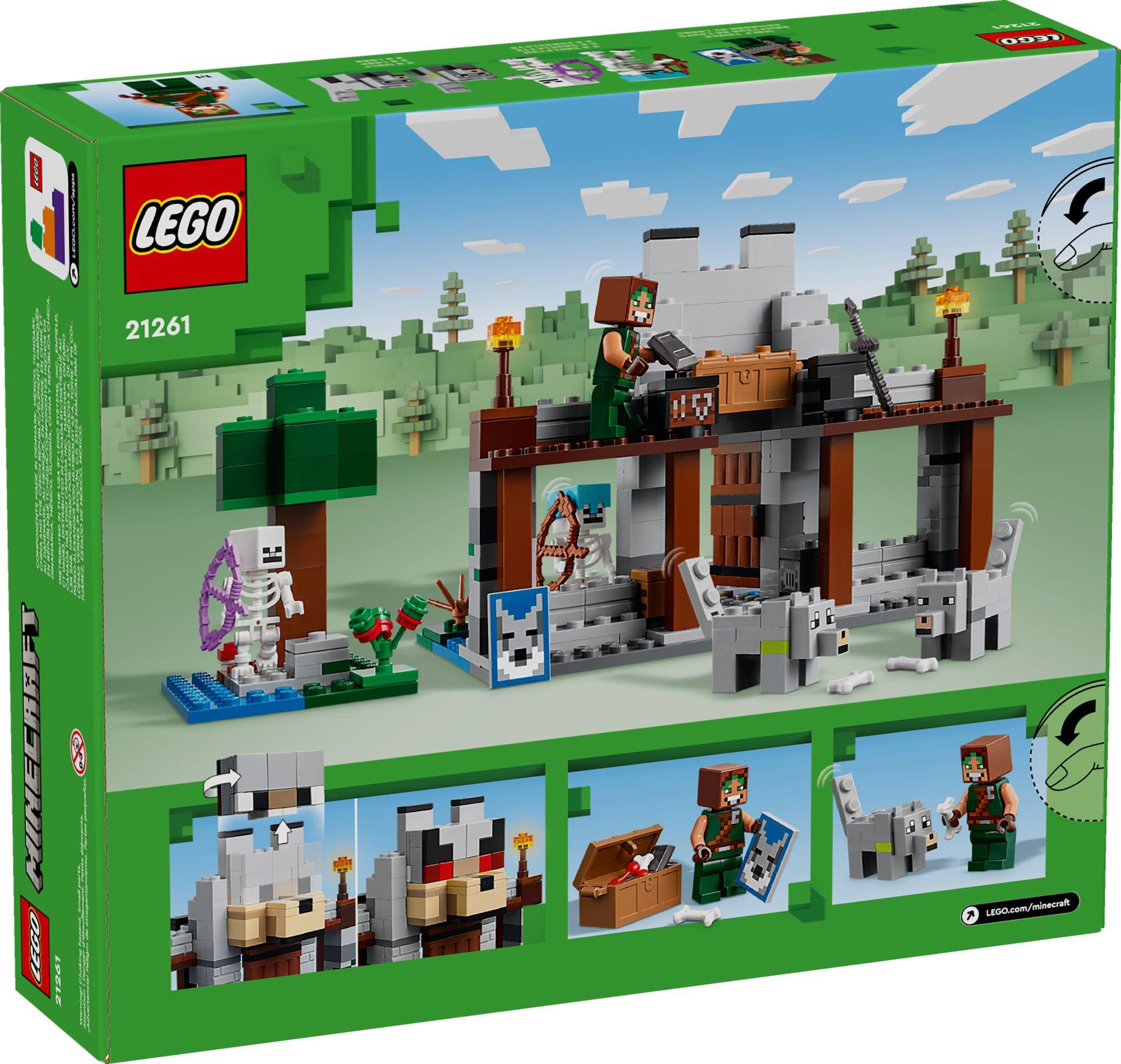 LEGO Minecraft The Wolf Stronghold Building Set 21261