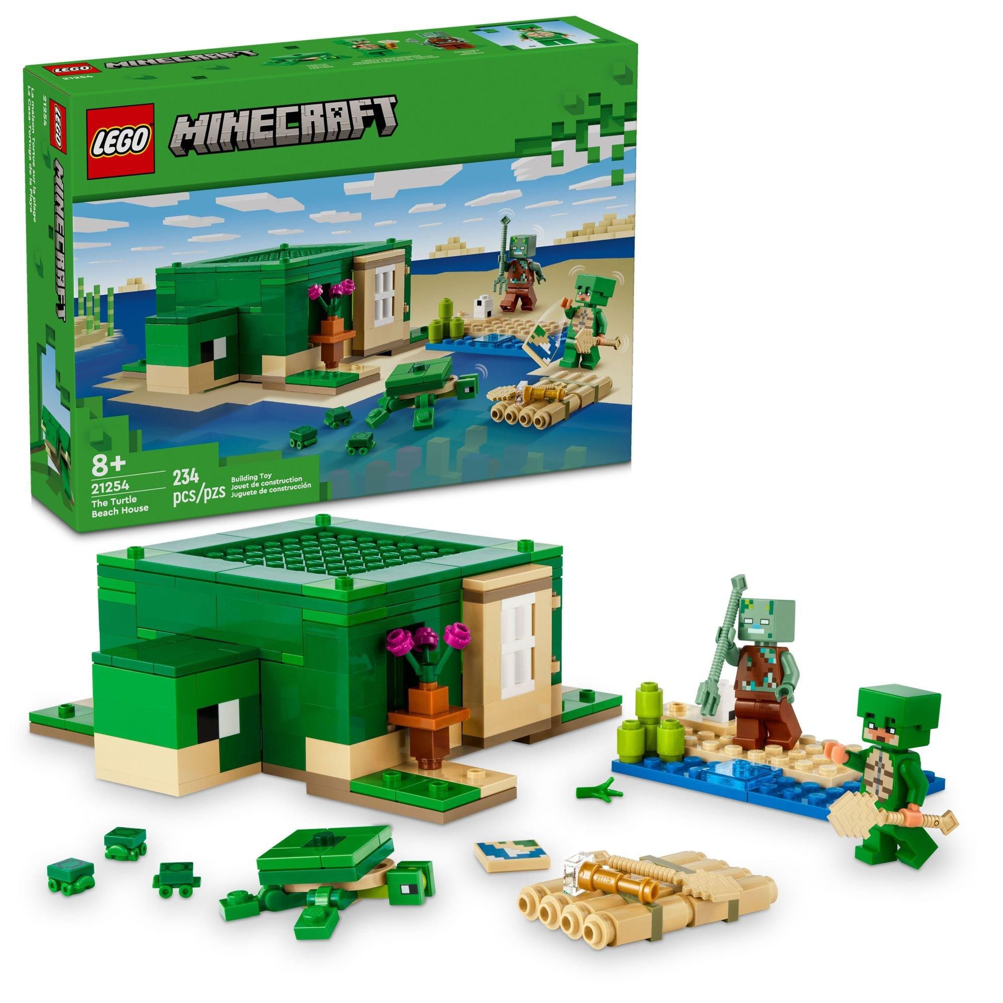 LEGO Minecraft The Turtle Beach House Building Toy 21254
