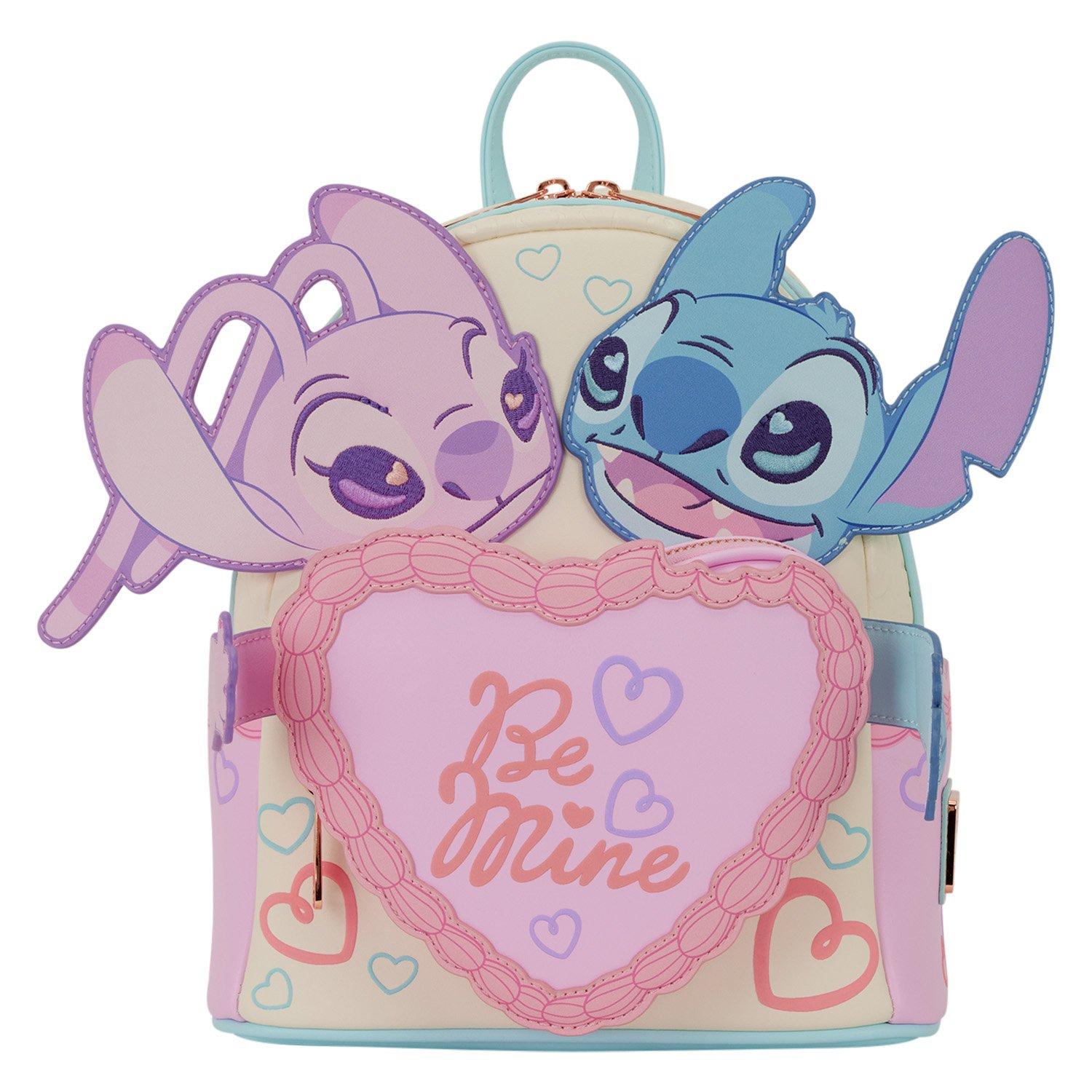 Loungefly Disney Stitch and Angel Be Mine Mini Backpack