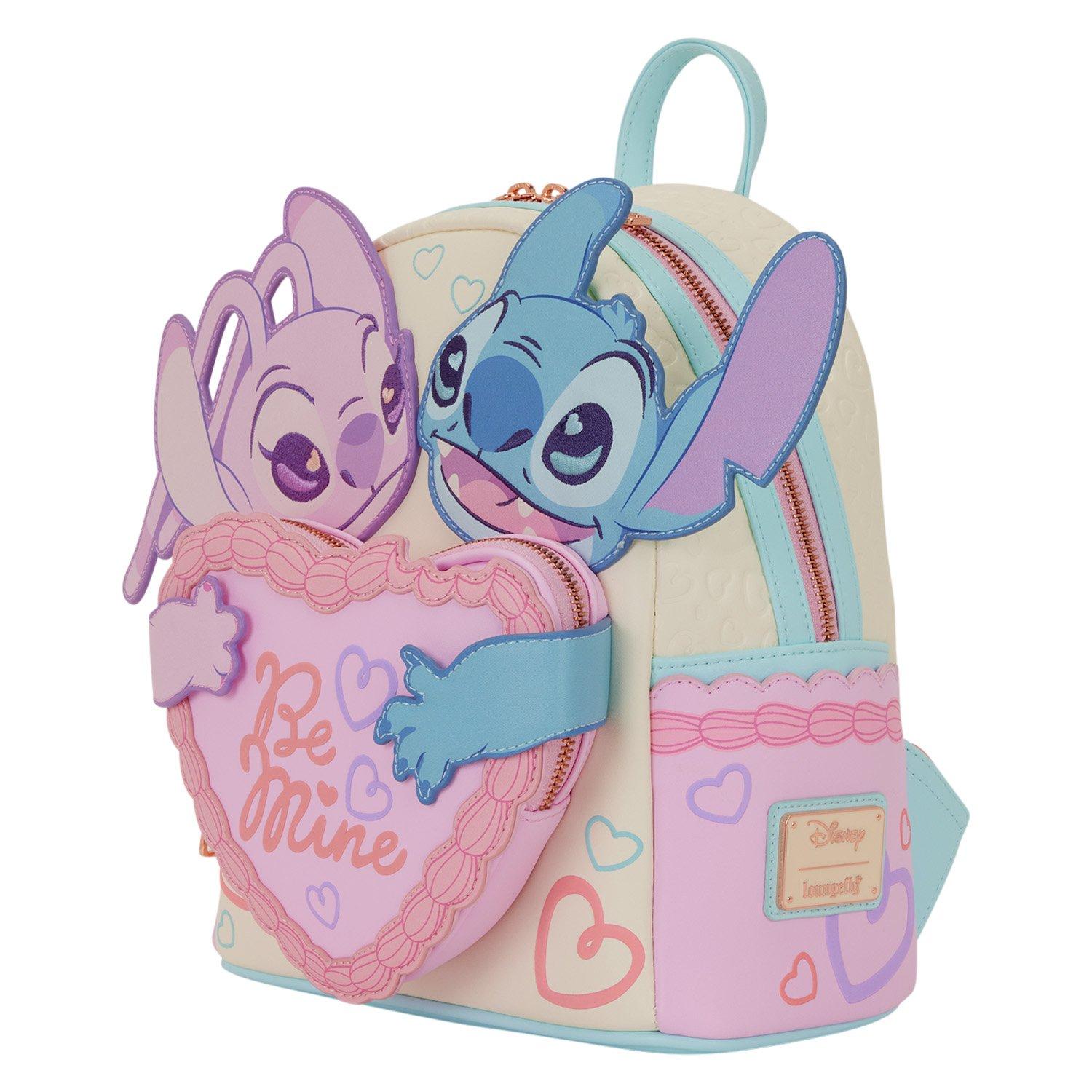 Loungefly Disney Stitch and Angel Be Mine Mini Backpack