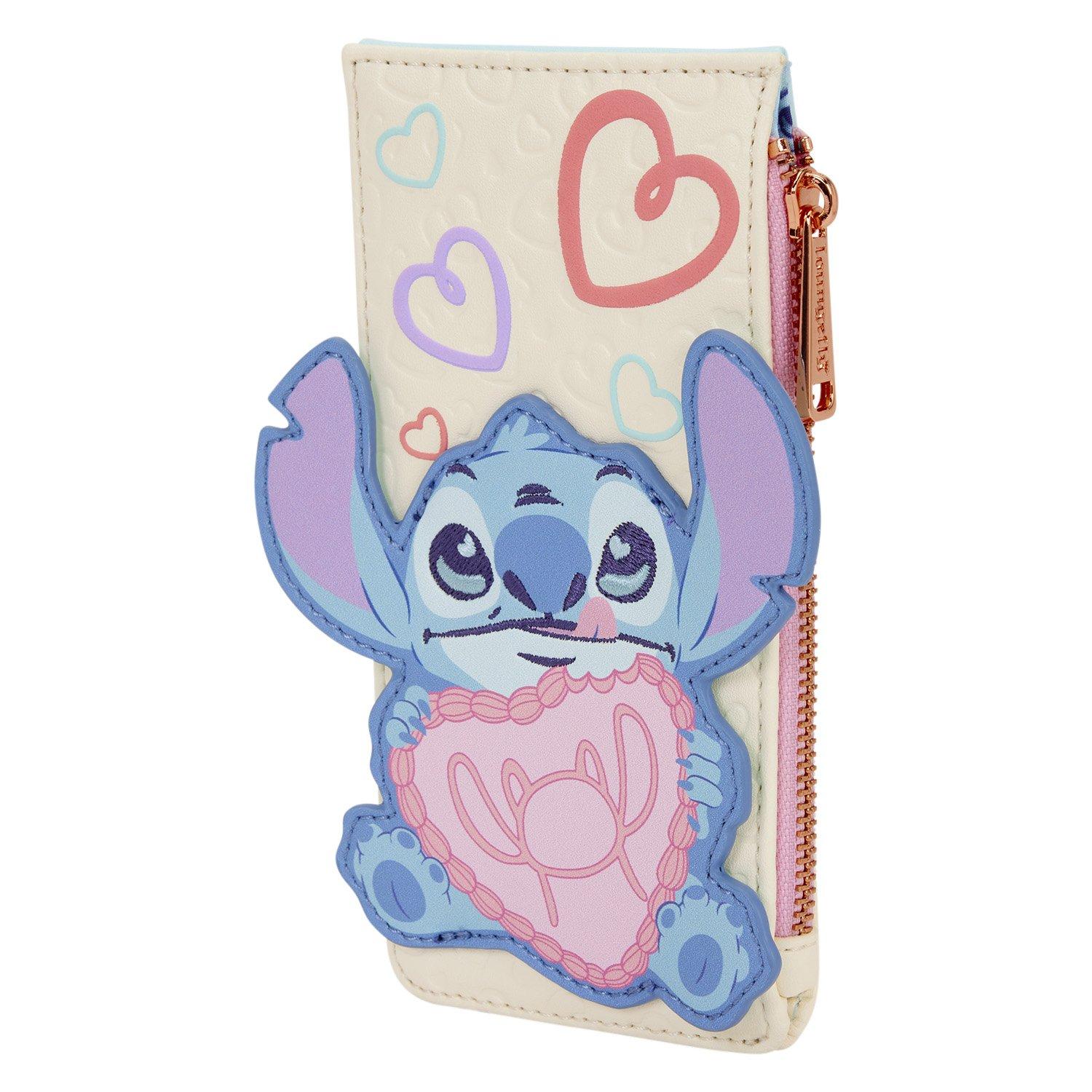 Loungefly Disney Stitch and Angel Be Mine Large Card Holder
