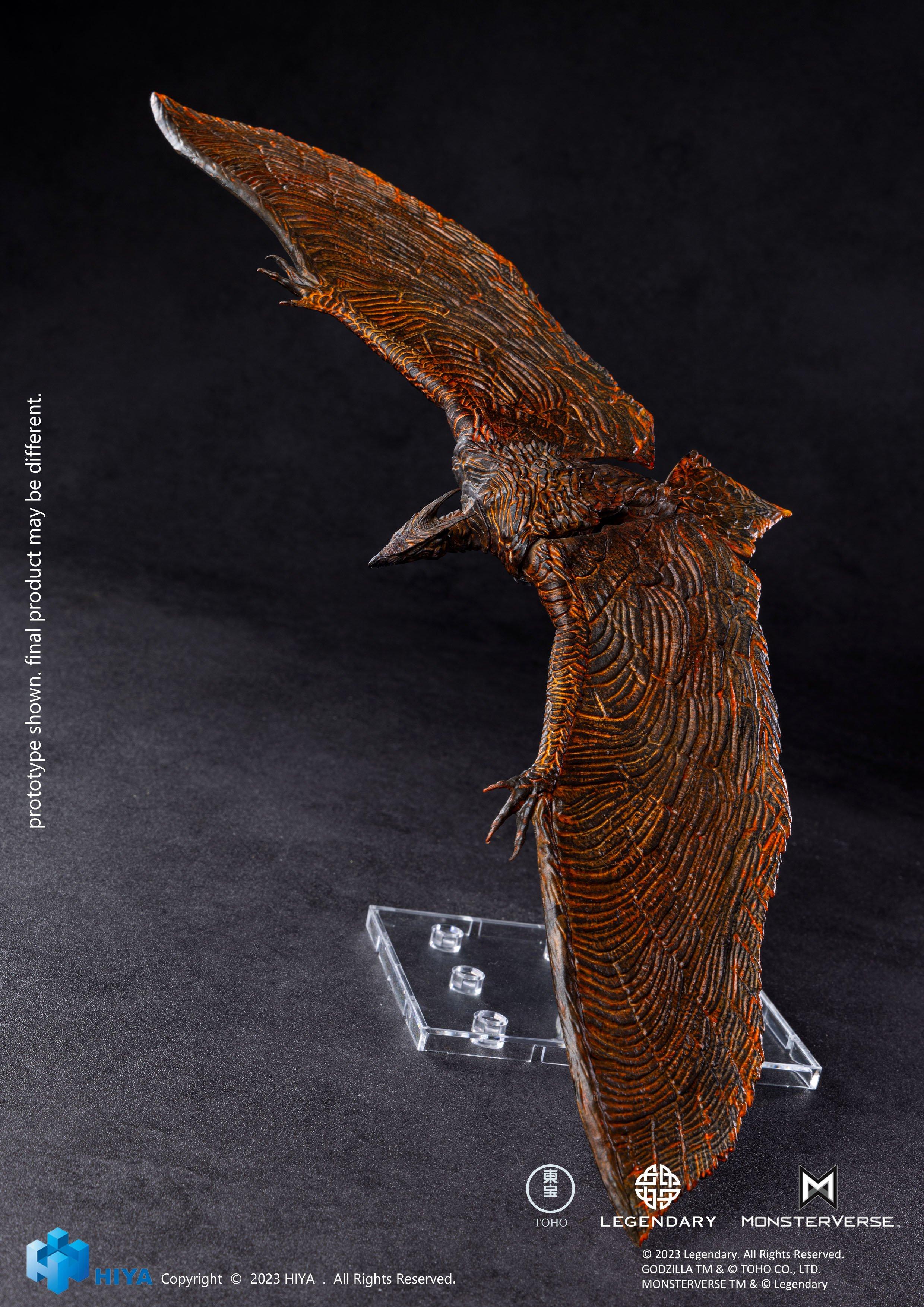 HIYA Godzilla King of Monsters Exquisite Basic Rodan (Flameborn) 15.75-in PX Action Figure
