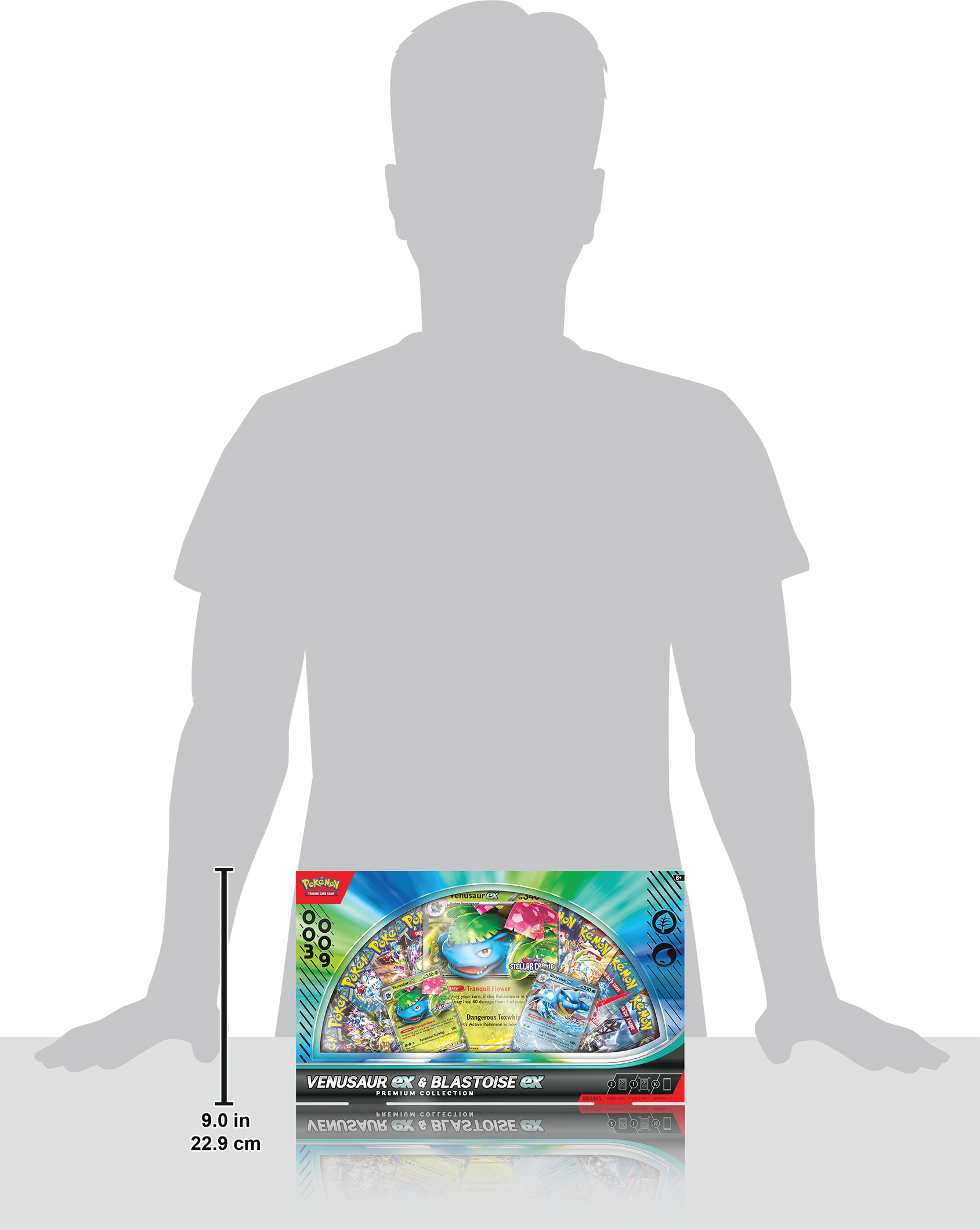 Pokemon Trading Card Game: Venusaur ex and Blastoise ex Premium Collection GameStop Exclusive