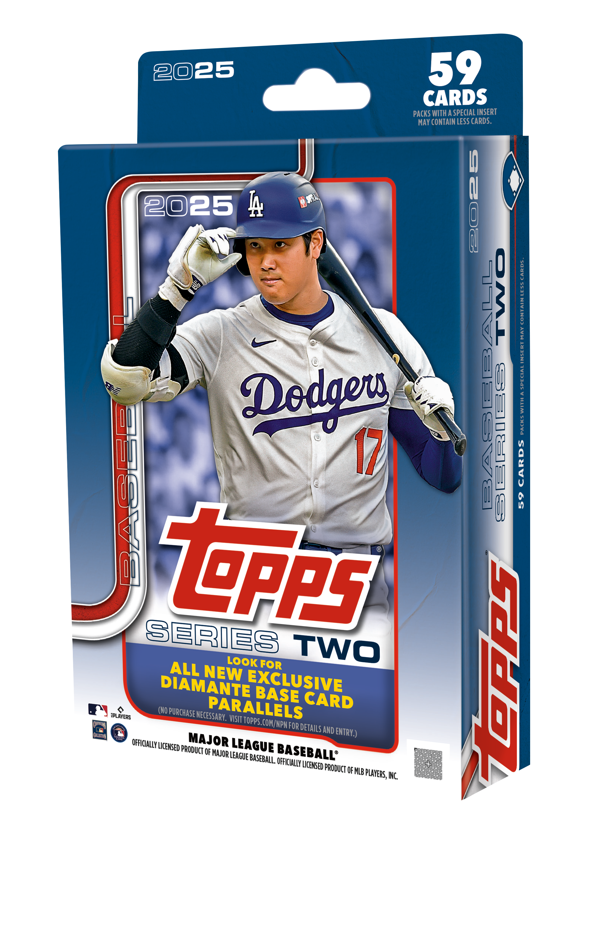 2025 Topps MLB Baseball Series 2 Hanger Box (59 Cards