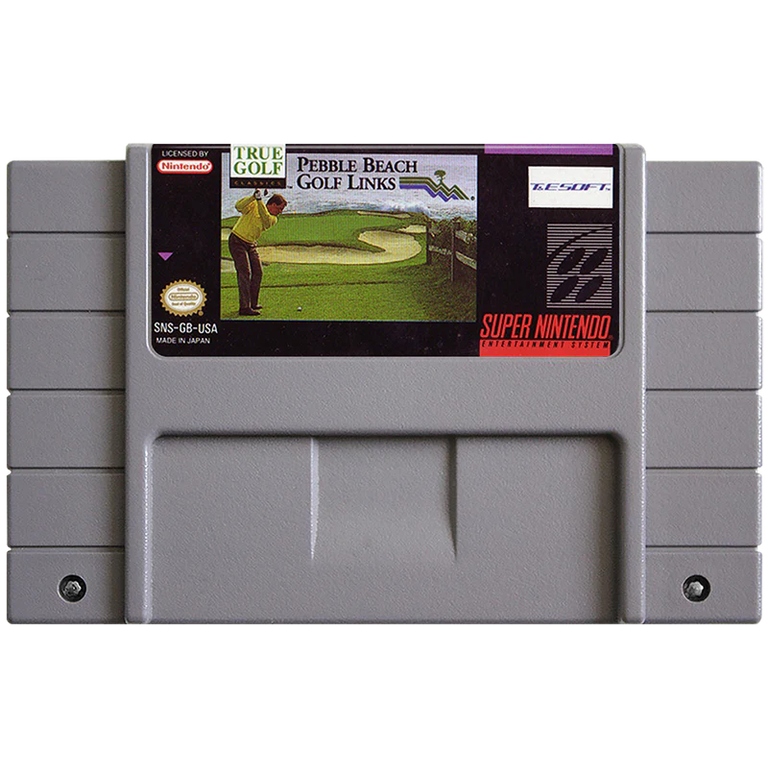 Pebble Beach Golf Links - Super Nintendo (SNES)