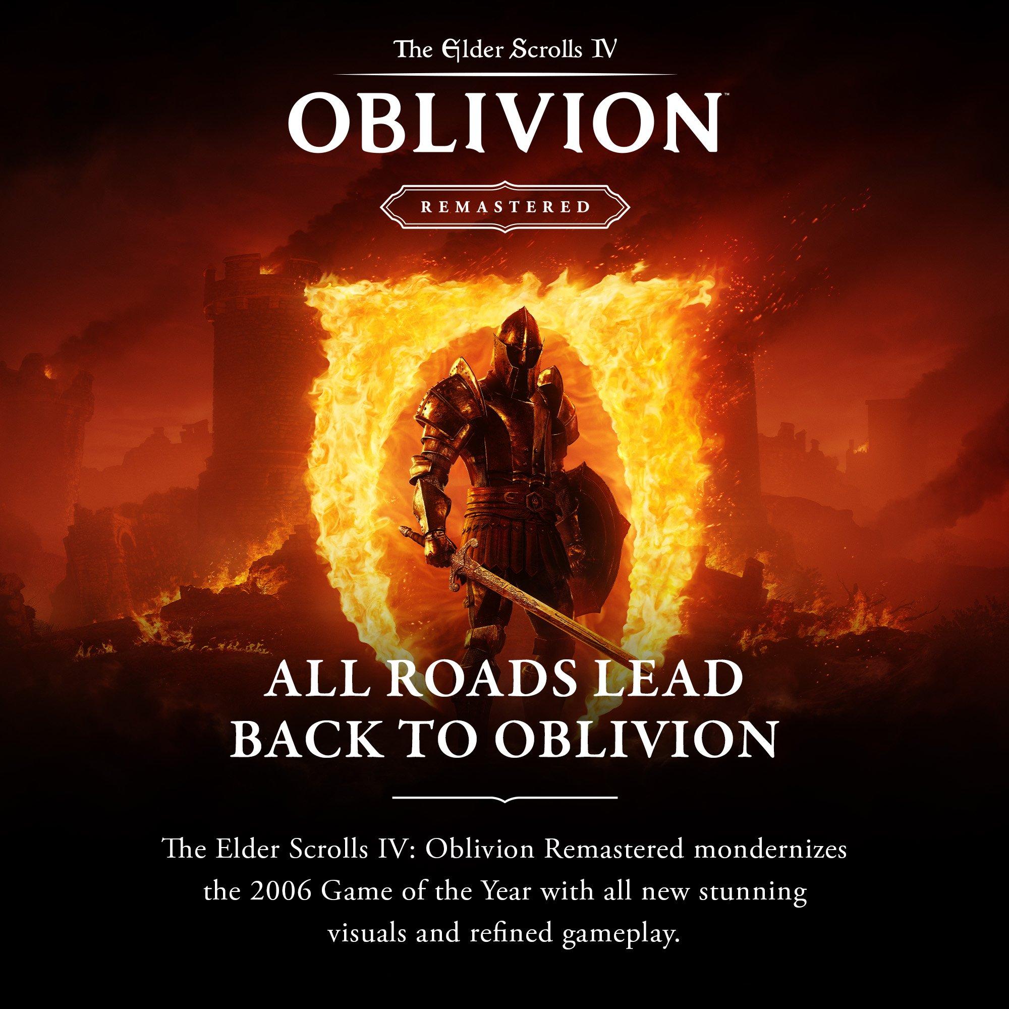 The Elder Scrolls IV: Oblivion Remastered - Deluxe Edition Upgrade - Xbox Series X/S and Windows (Digital Code)