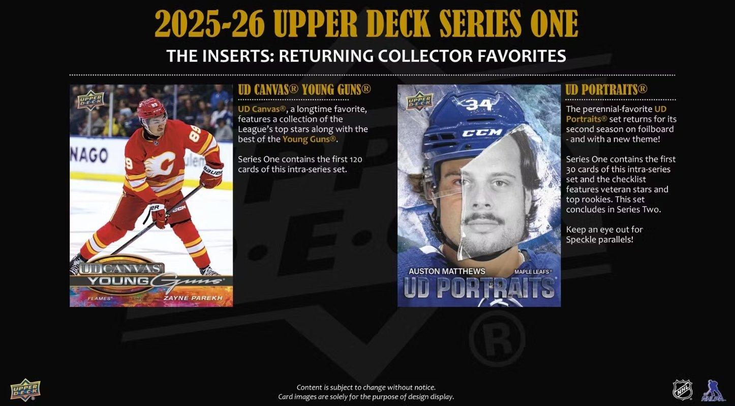 2025-26 Upper Deck Series 1 Hockey Blaster Box