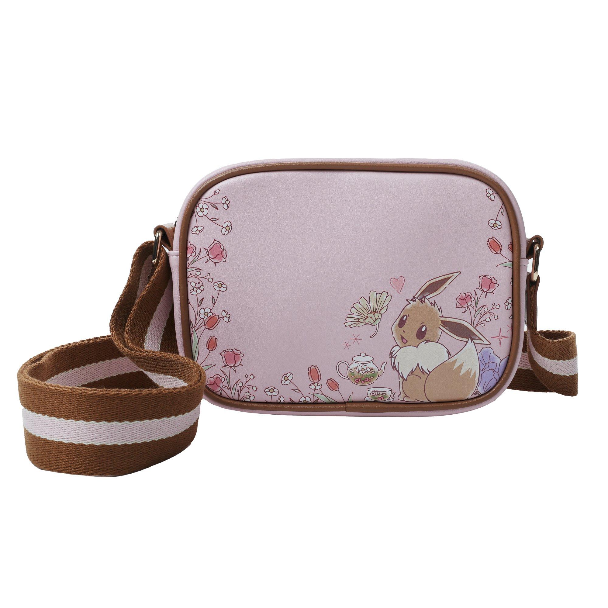Pokemon Eevee Floral Camera Crossbody Bag, Bioworld Merchandising