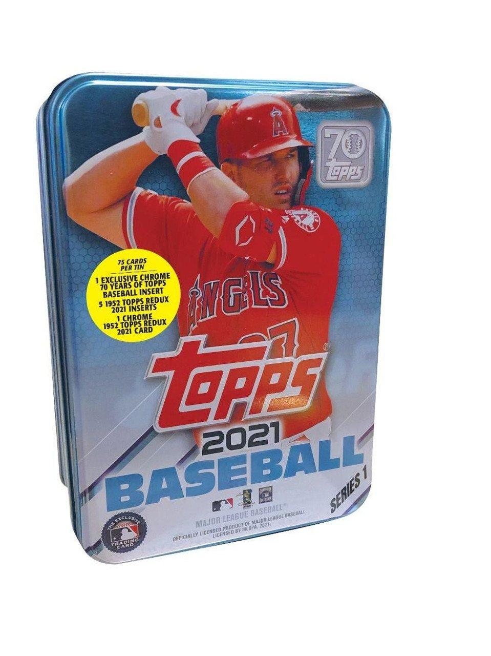 2021 Topps MLB Series 1 Baseball Trading Card Tin Set | GameStop