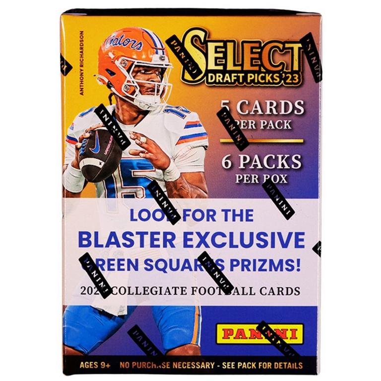 2023 Panini NCAA Select Draft Picks Collegiate Football Hobby Blaster Box (6-Pack)
