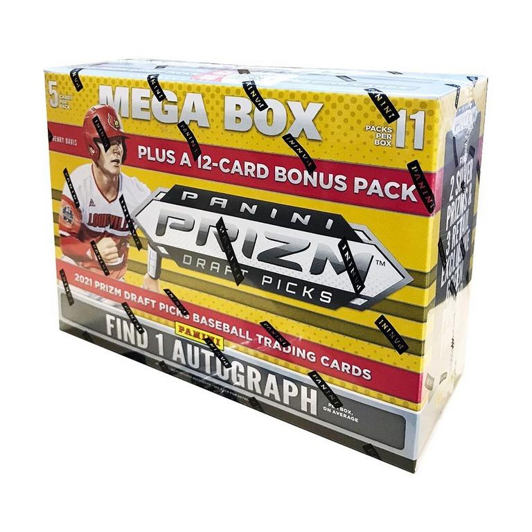 2021 Panini Prizm Draft Picks Baseball 11-Pack Mega Box (Green