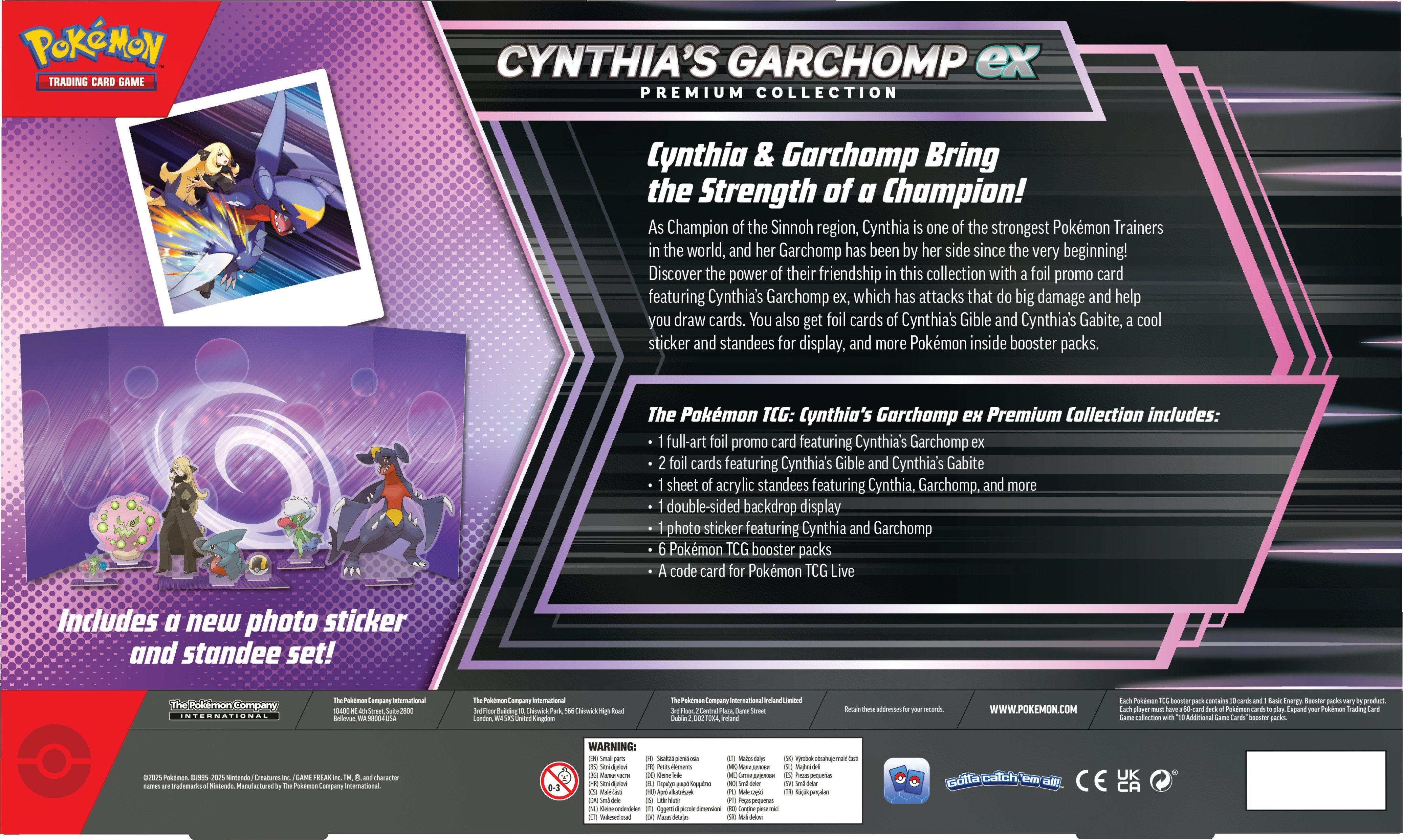 Pokemon Trading Card Game: Cynthia's Garchomp ex Premium Collection
