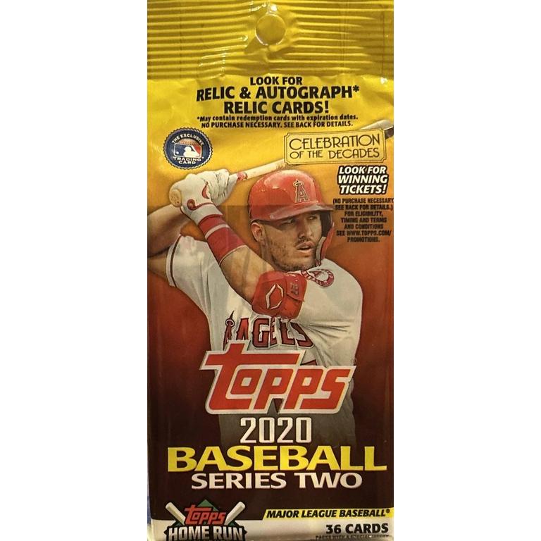 2020 Topps MLB Series 2 Baseball Fat Pack (34 Cards)