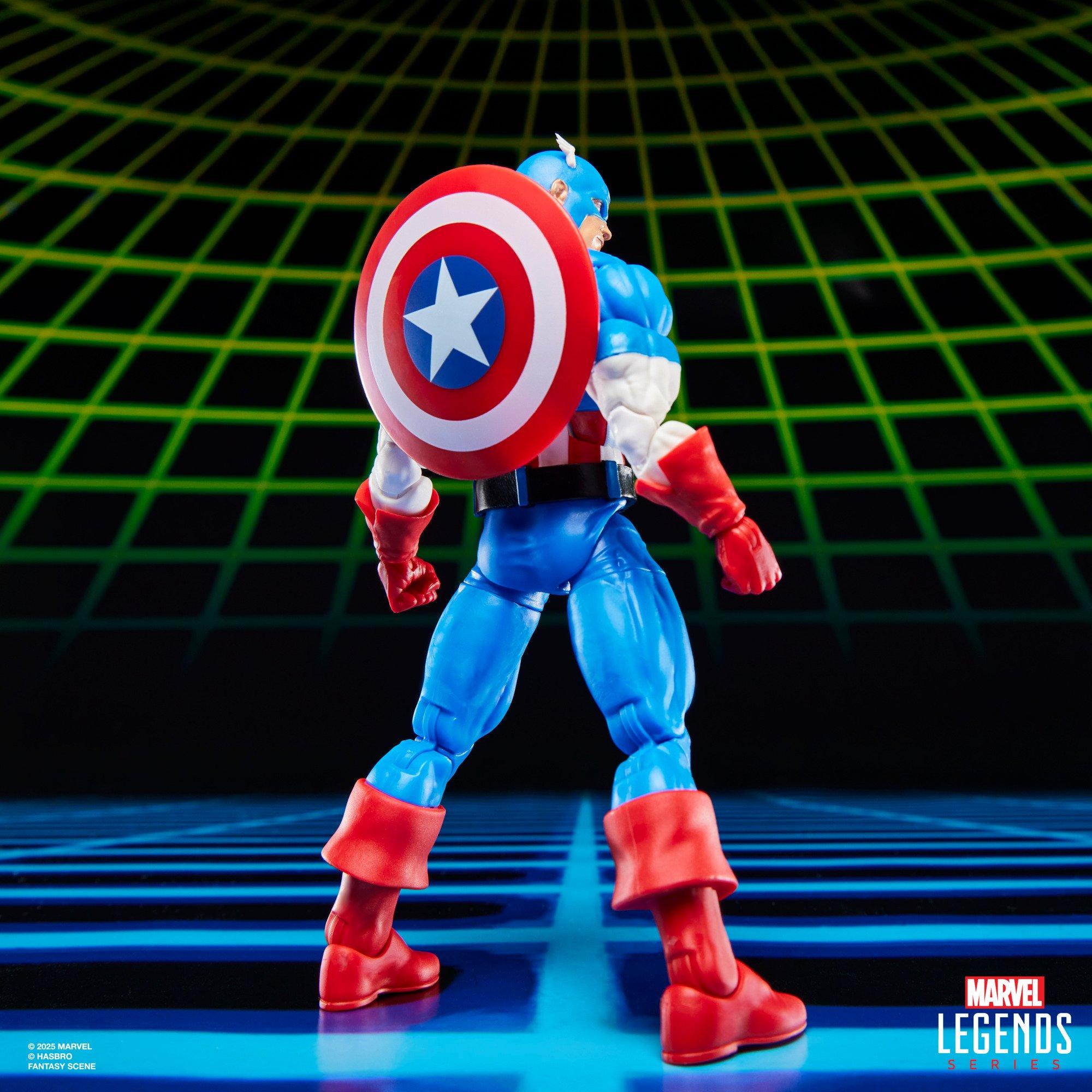 Hasbro Marvel Legends Series Gamerverse Captain America vs. Venom 6-in Action Figure 2-Pack