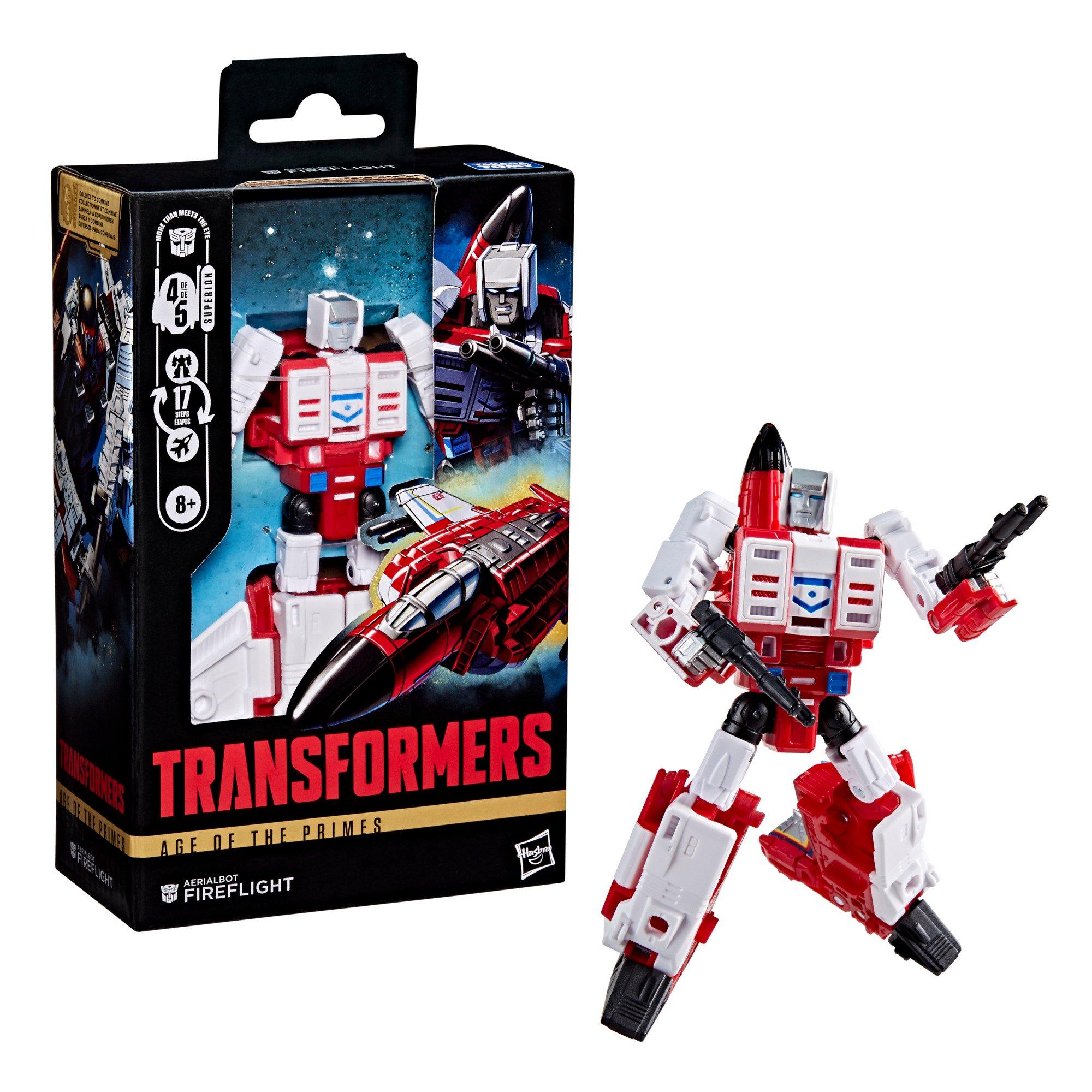 Hasbro Transformers Age of the Primes Aerialbot Fireflight Deluxe Class 5.5-In Action Figure