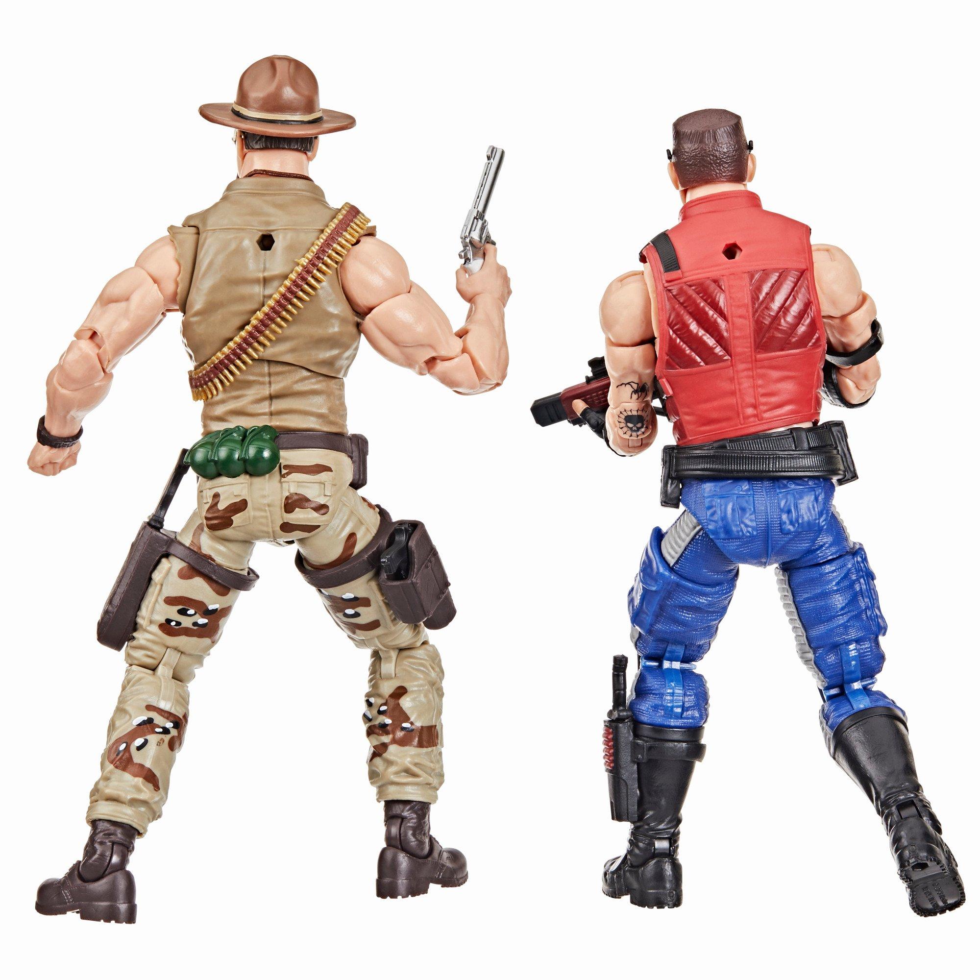 Hasbro G.I. Joe Classified Series G.I. Joe SGT Slaughter and Felix Mercer Stratton 6-in Action Figure Set 2-Pack