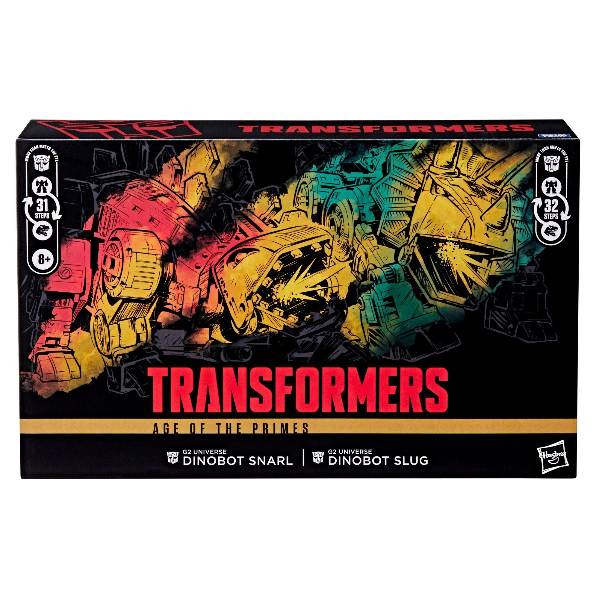 Hasbro Transformers Generations Selects Age of the Primes Leader Class G2 Universe Dinobot Slug and Dinobot Snarl 2-Pack