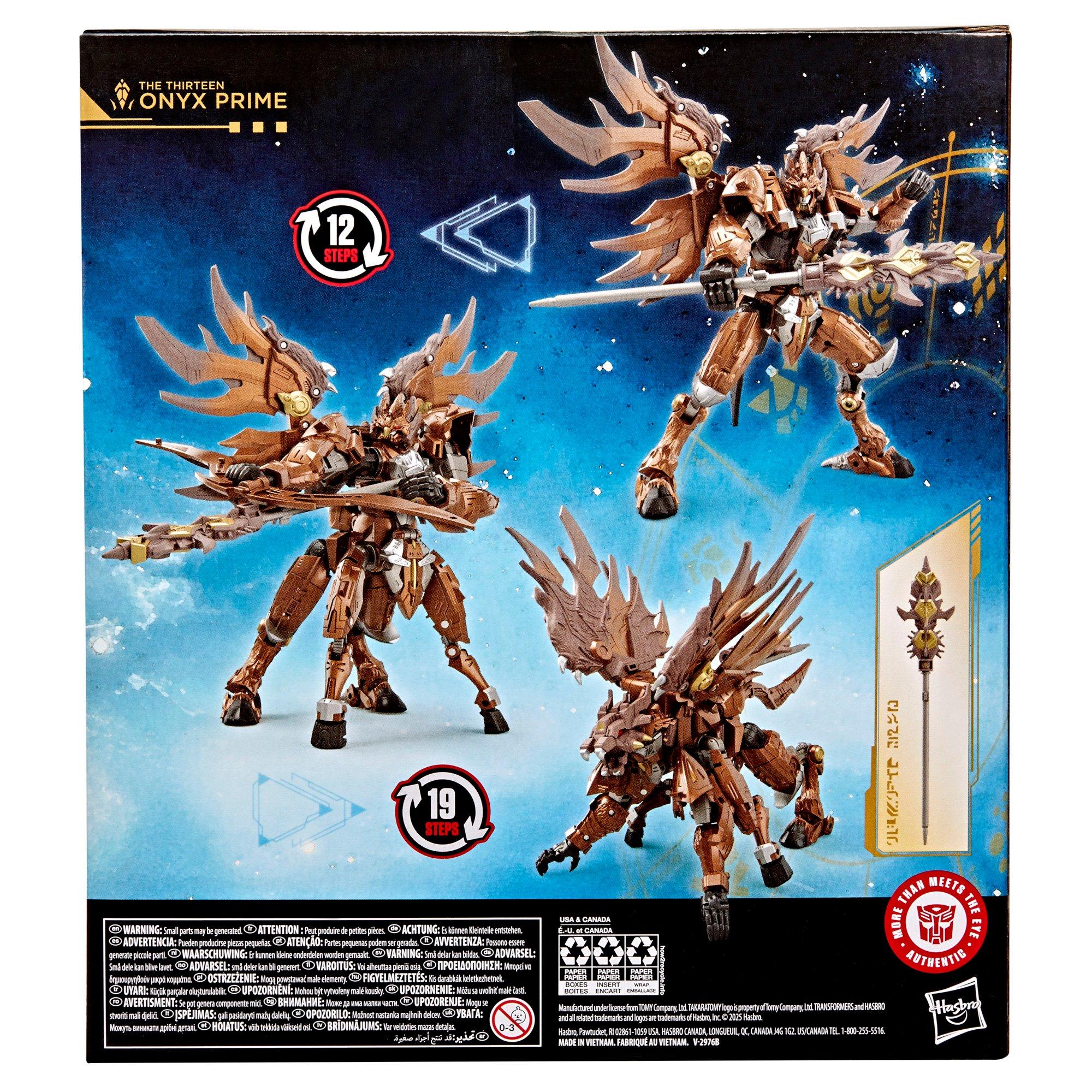 Hasbro Transformers Generations Age of the Primes Leader Class The Thirteen Onyx Prime 7.5-in Action Figure