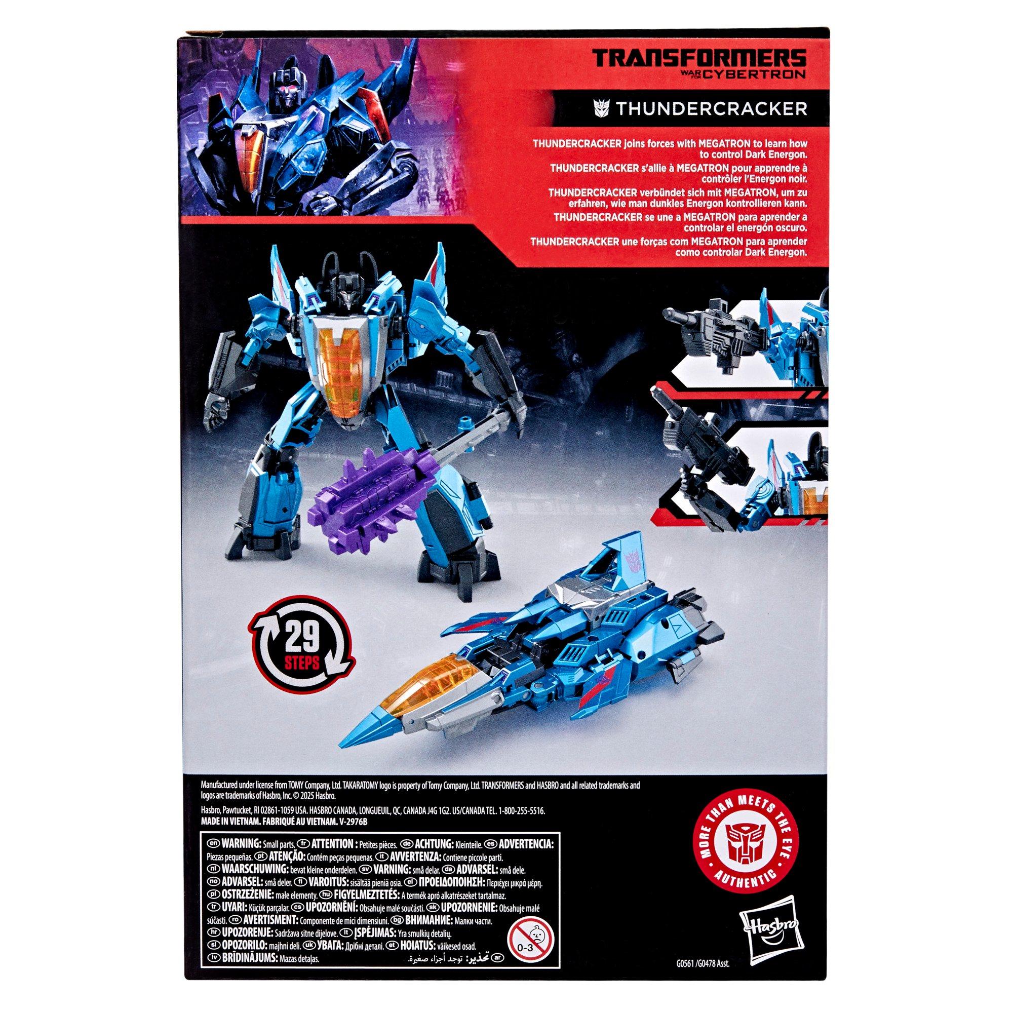 Hasbro Transformers Toys Studio Series Transformers: War for Cybertron Thundercracker 6.5-in Action Figure
