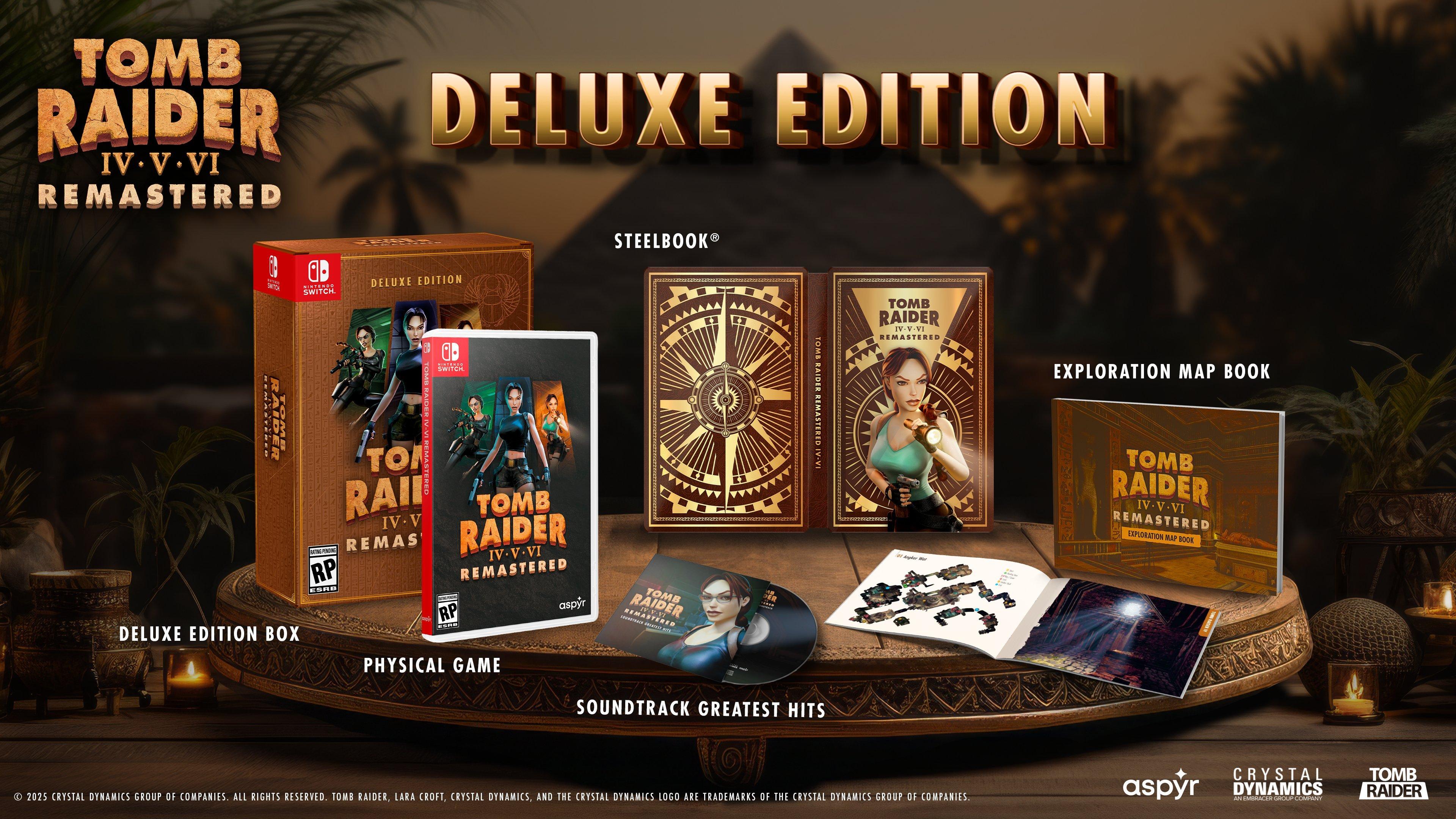 Tomb Raider IV-VI Remastered Starring Lara Croft Deluxe - Nintendo Switch