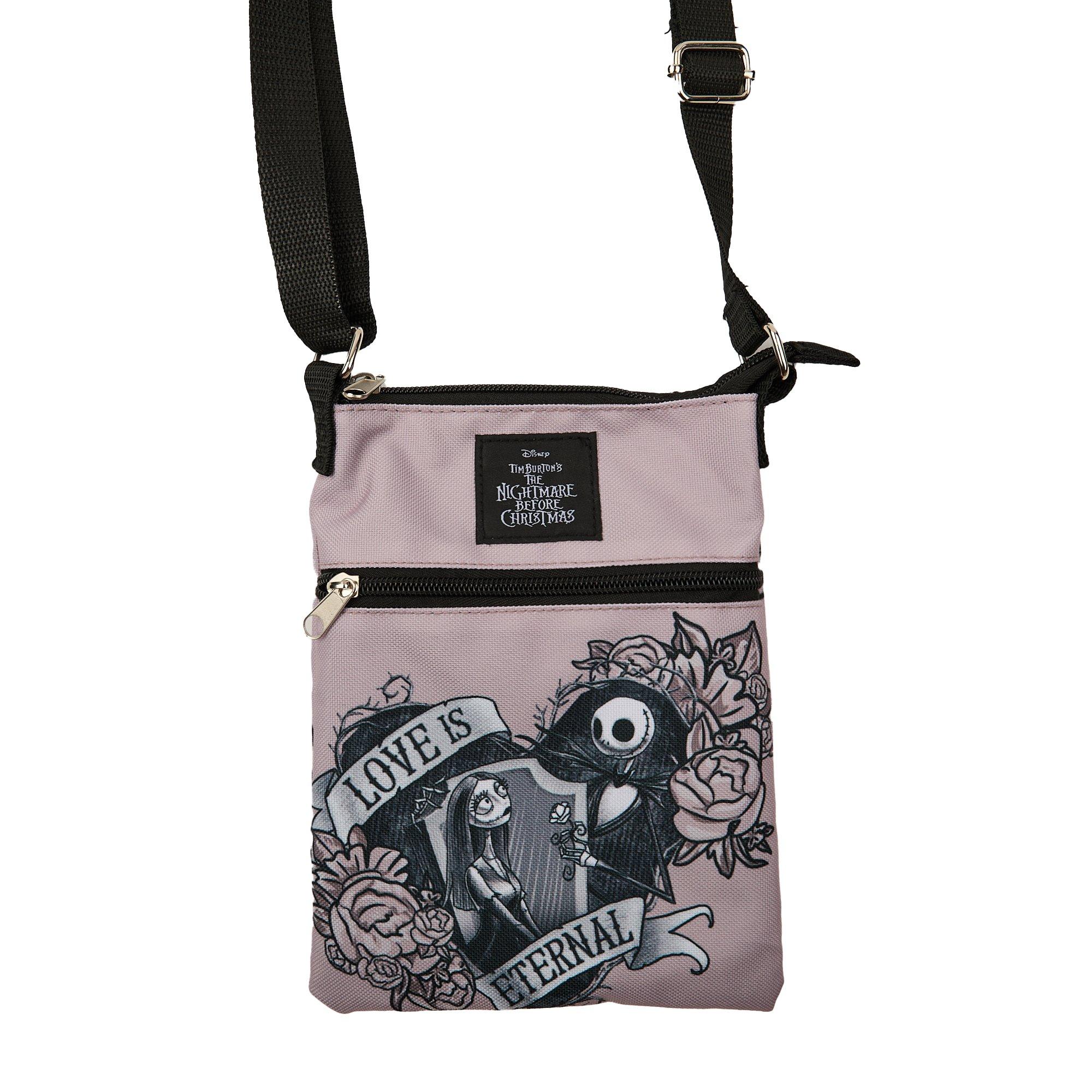 Disney The Nightmare Before Christmas Jack and Sally Passport Crossbody GameStop Exclusive