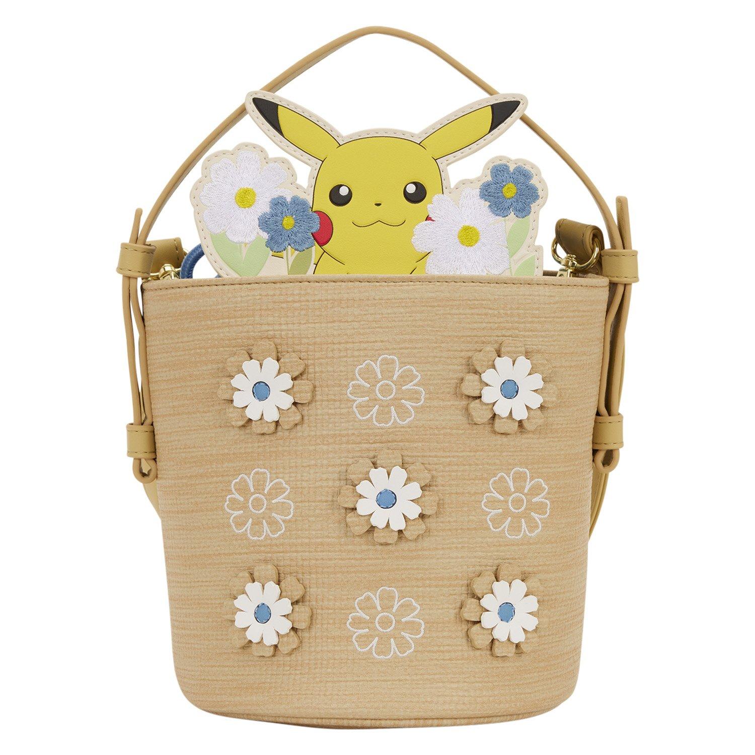 Loungefly Pokemon Floral Pikachu Crossbody Bag | GameStop