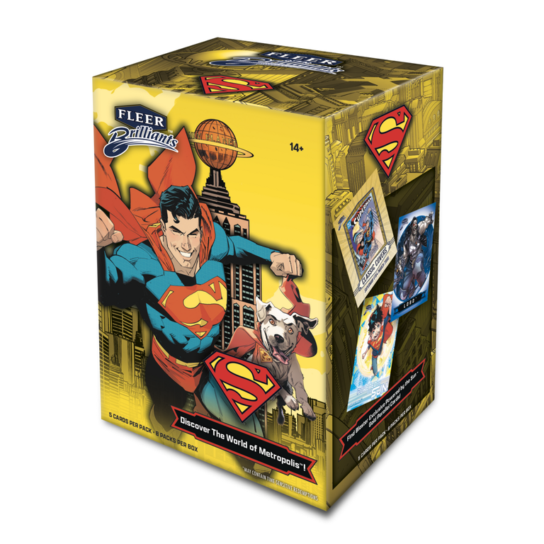 Upper Deck Fleer Brilliants Superman Blaster Box GameStop Exclusive