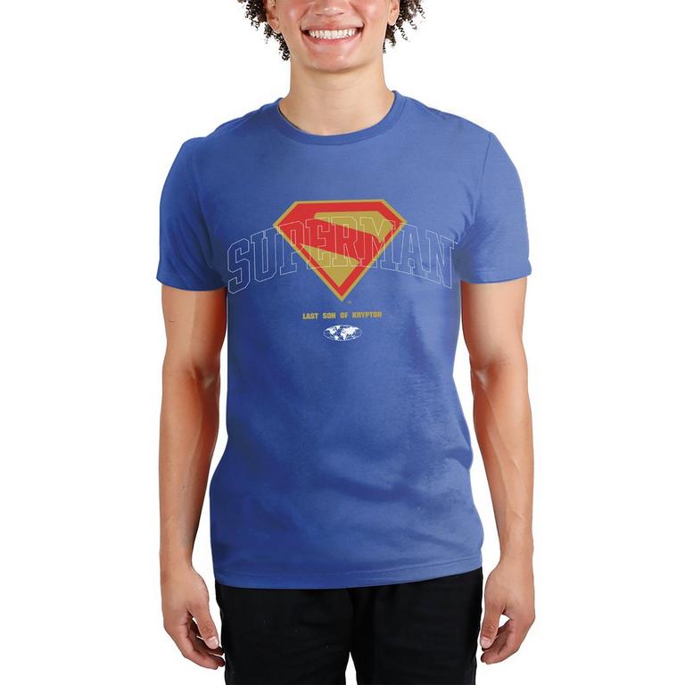 Superman Logo and Silhouette Unisex Graphic T-Shirt GameStop Exclusive