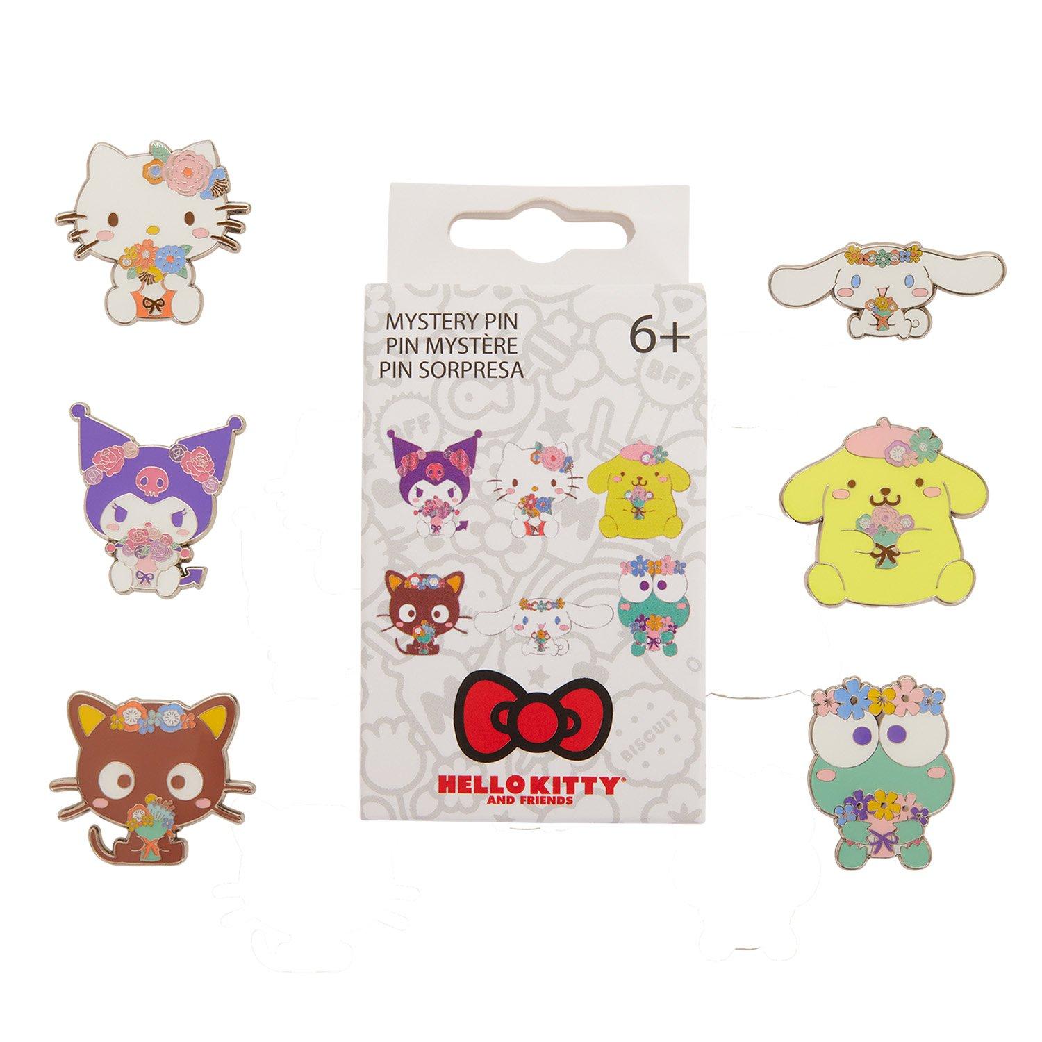 Loungefly Hello Kitty and Friends Floral Enamel Pin Blind Box GameStop Exclusive (Styles May Vary)