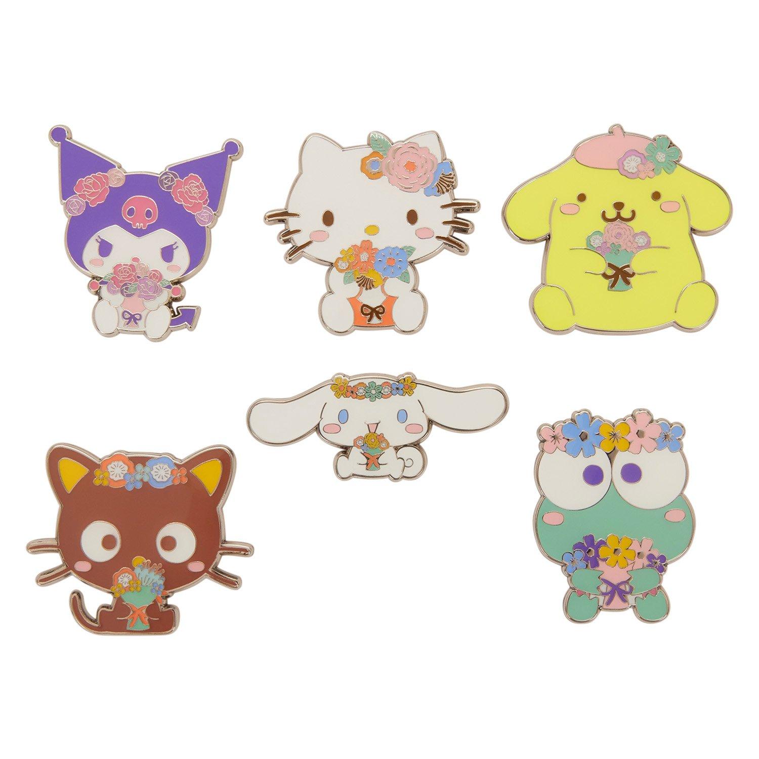 Loungefly Hello Kitty and Friends Floral Enamel Pin Blind Box GameStop Exclusive (Styles May Vary)