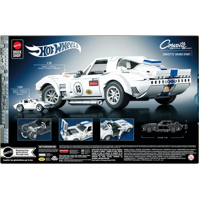 Mattel Brick Shop Hot Wheels Corvette Grand Sport | GameStop