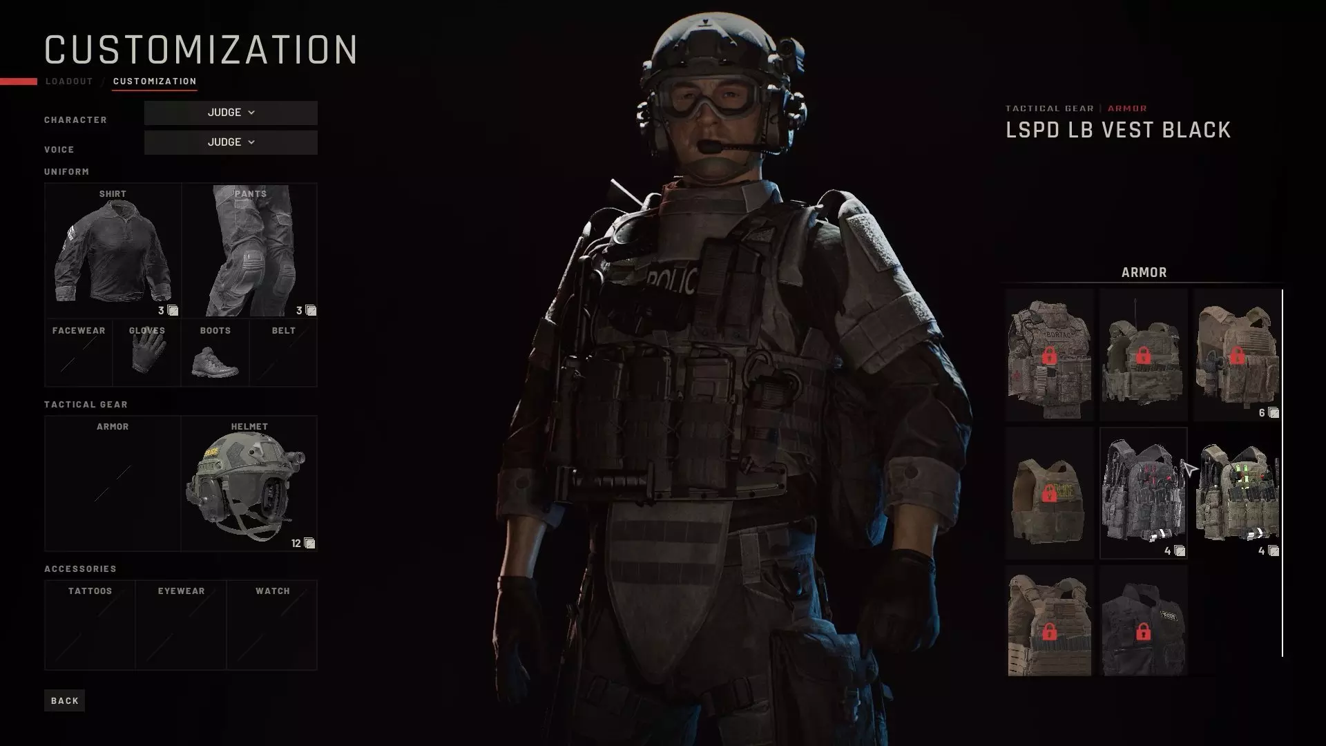 Equipment and Customization