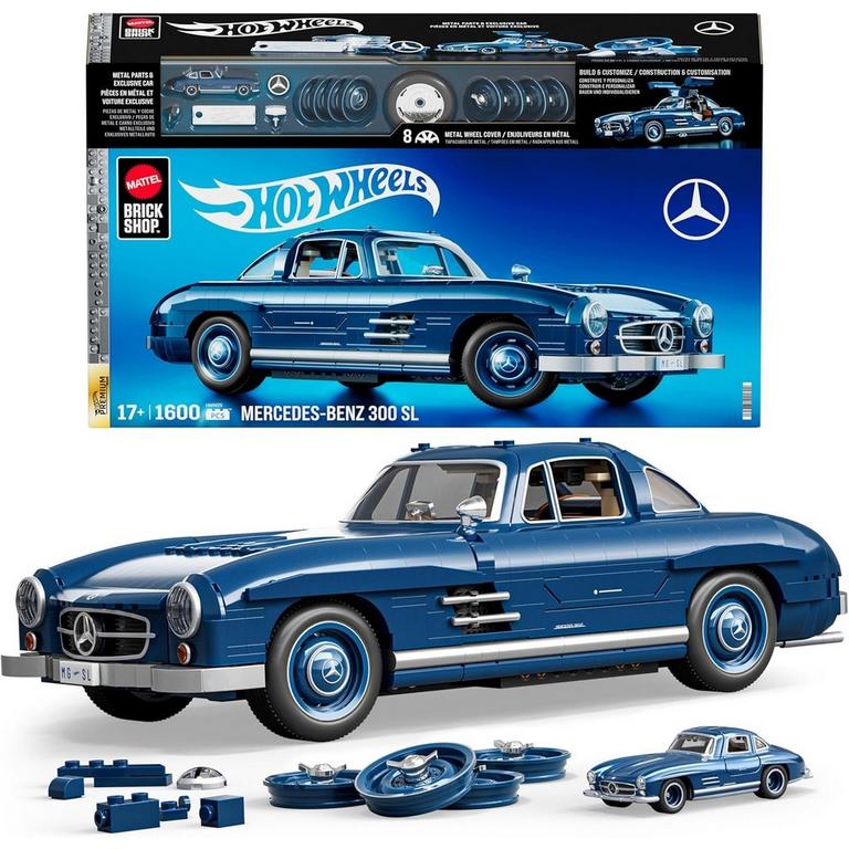 Hot Wheels メルセデス・ベンツ 300SL Mattel Brick Shop Hot Wheels Mercedes-Benz 300 SL | GameStop