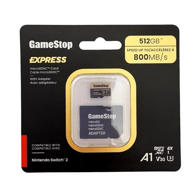 MicroSD Express Card - 512GB for Nintendo Switch 2 (Styles May