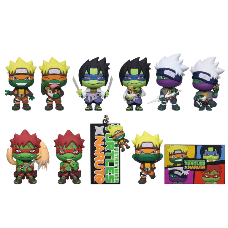 応援グッズ shinobineeenaa Teenage Mutant Ninja Turtles x Naruto 3D Foam Bag Clip Series 1