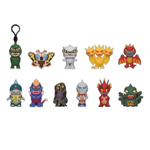 Godzilla x Tokodoki 3D Foam Bag Clip Blind Bag (Styles May Vary
