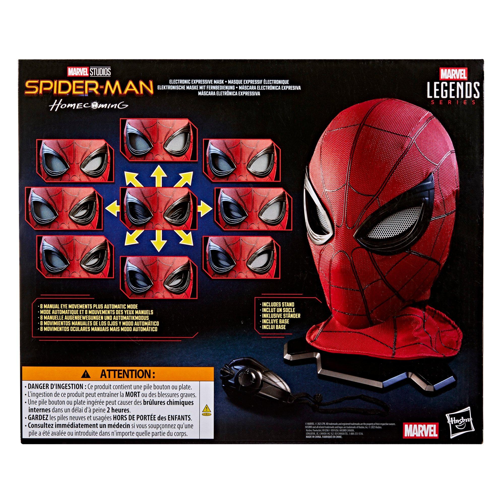 Hasbro Marvel Legends Series Spider-Man: Homecoming Premium Electronic Expressive Mask